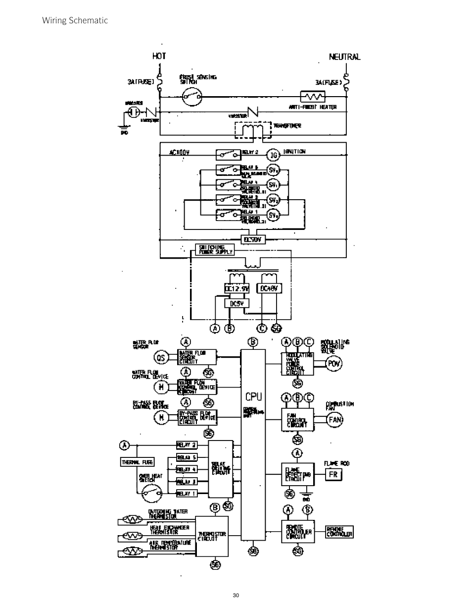 Wiring schematic | LAARS IGI-180C-5(N,X) - Service Manual User Manual | Page 30 / 64