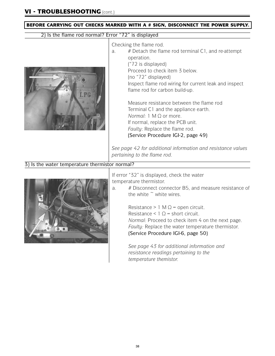 LAARS IGI-180C-5(N,X) - Service Manual User Manual | Page 38 / 64