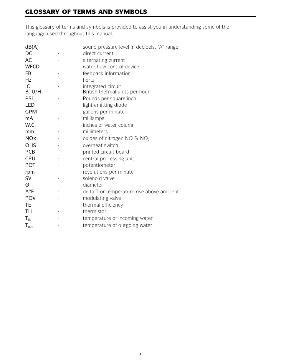 LAARS IGI-180C-5(N,X) - Service Manual User Manual | Page 4 / 64