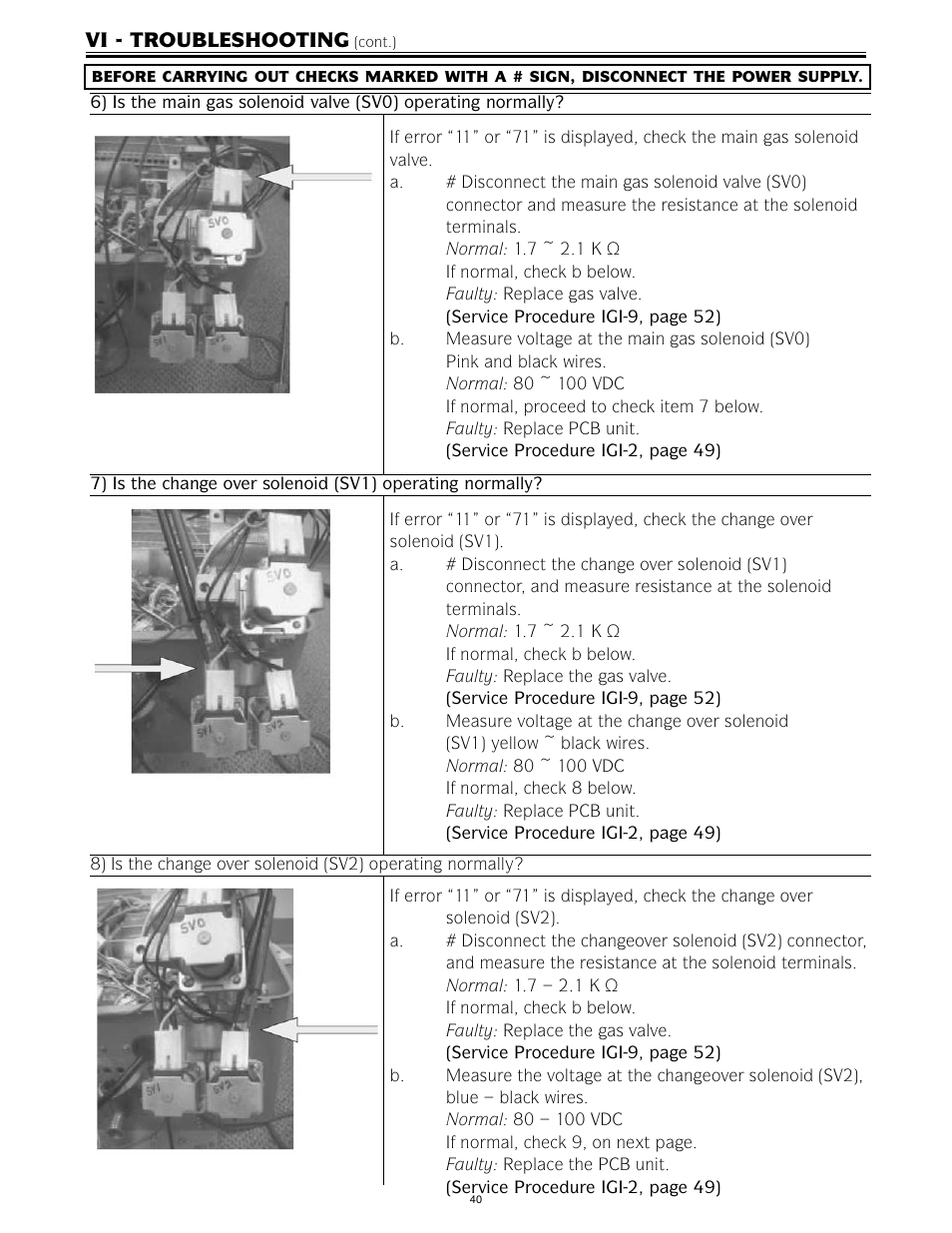 LAARS IGI-180C-5(N,X) - Service Manual User Manual | Page 40 / 64