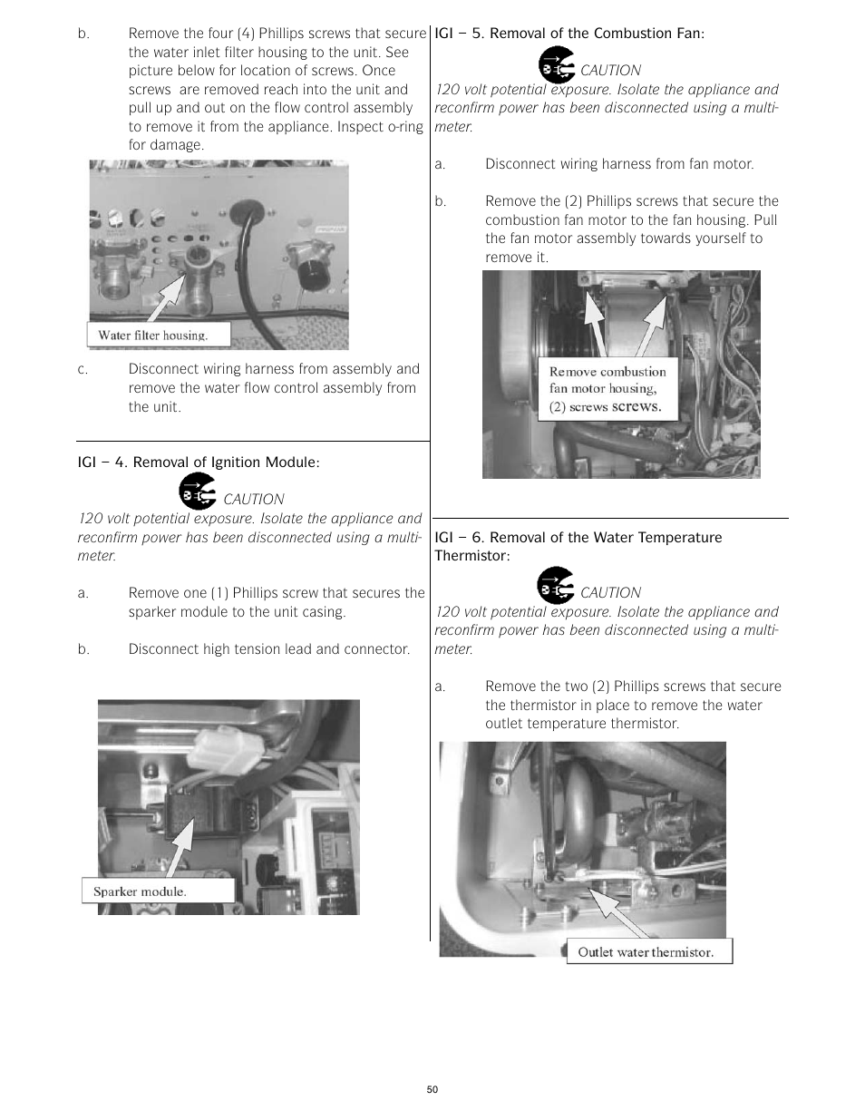 LAARS IGI-180C-5(N,X) - Service Manual User Manual | Page 50 / 64