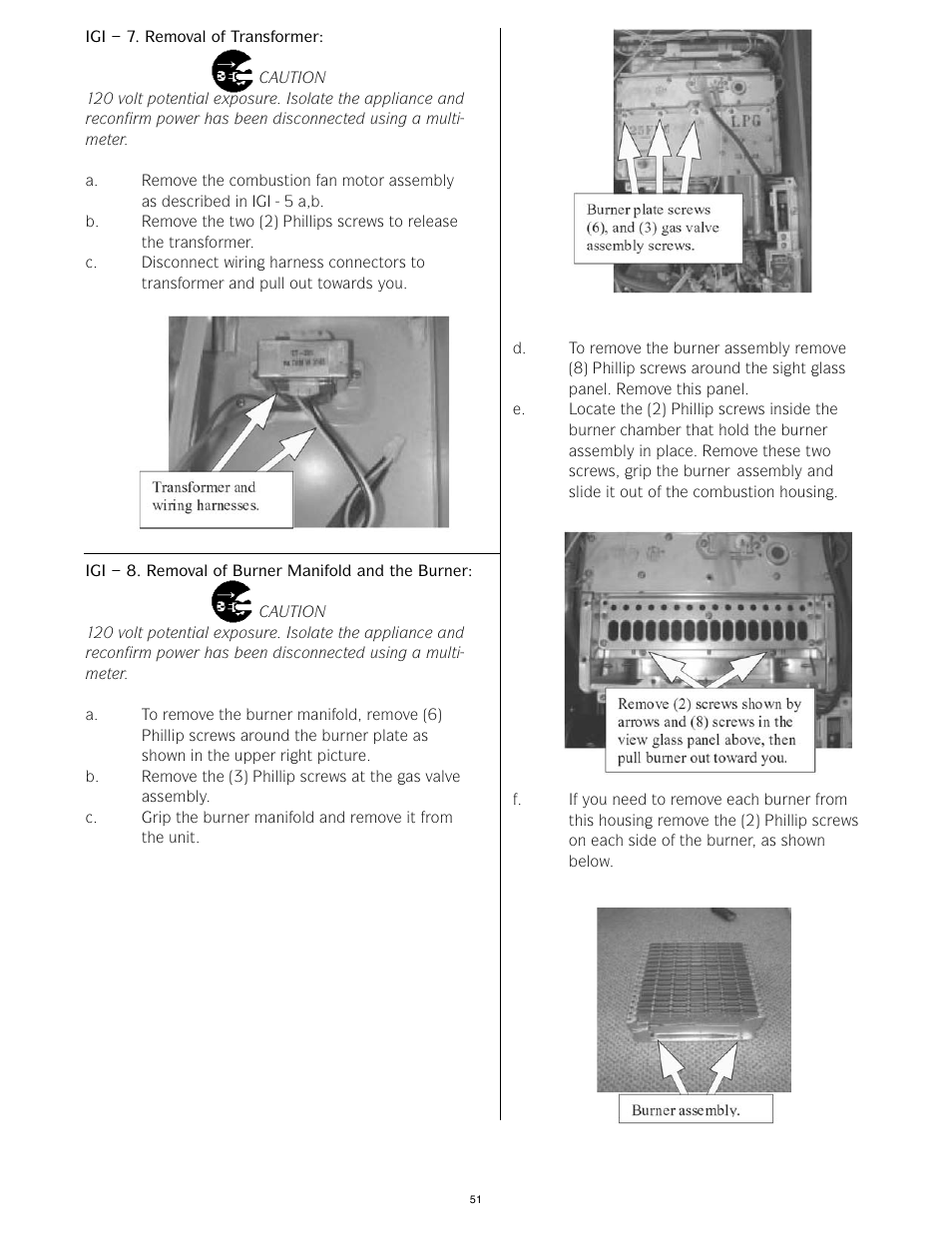 LAARS IGI-180C-5(N,X) - Service Manual User Manual | Page 51 / 64