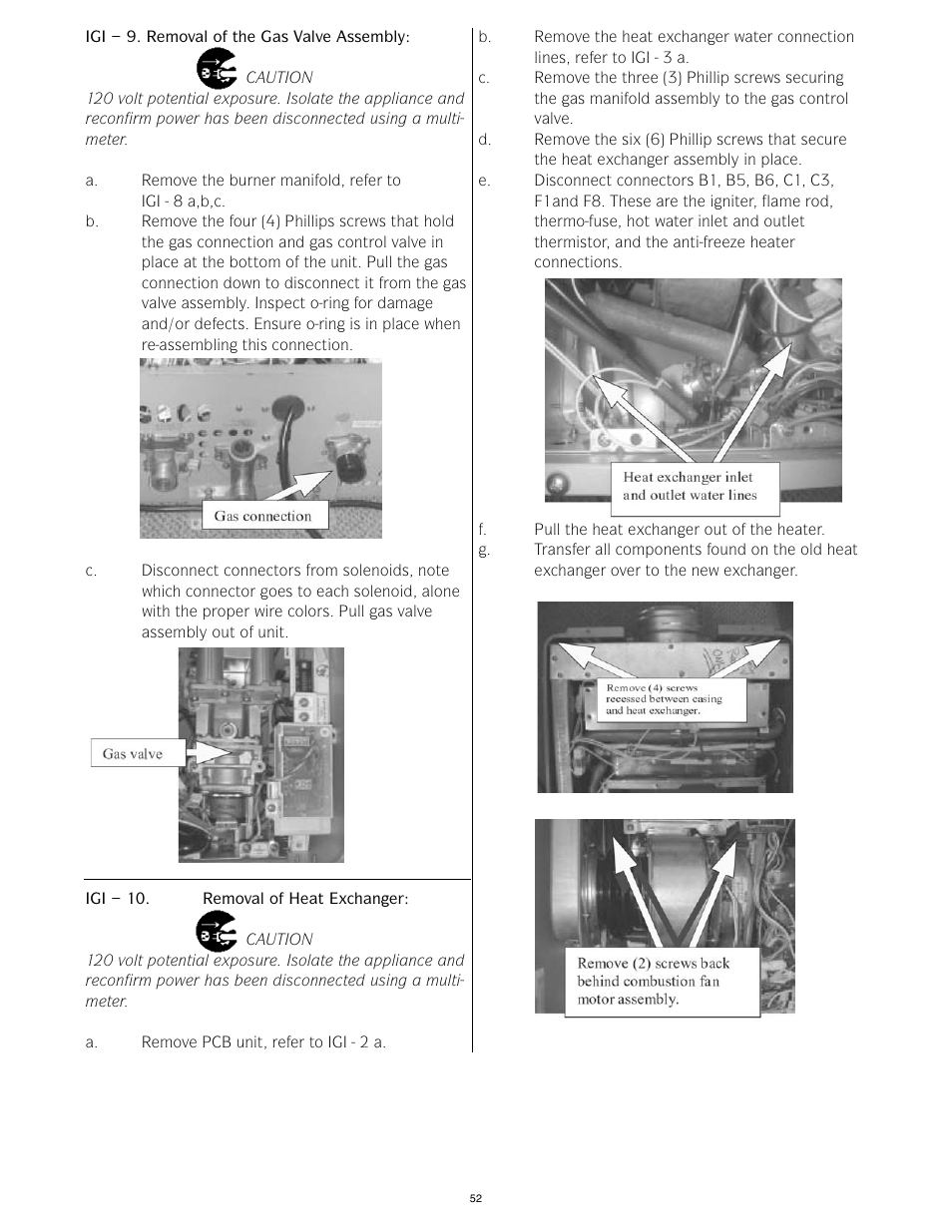 LAARS IGI-180C-5(N,X) - Service Manual User Manual | Page 52 / 64
