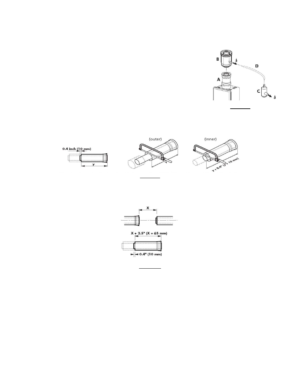 Shortening of vent extensions | LAARS EverHot (interior) Venting Components - Installation Manual User Manual | Page 5 / 16