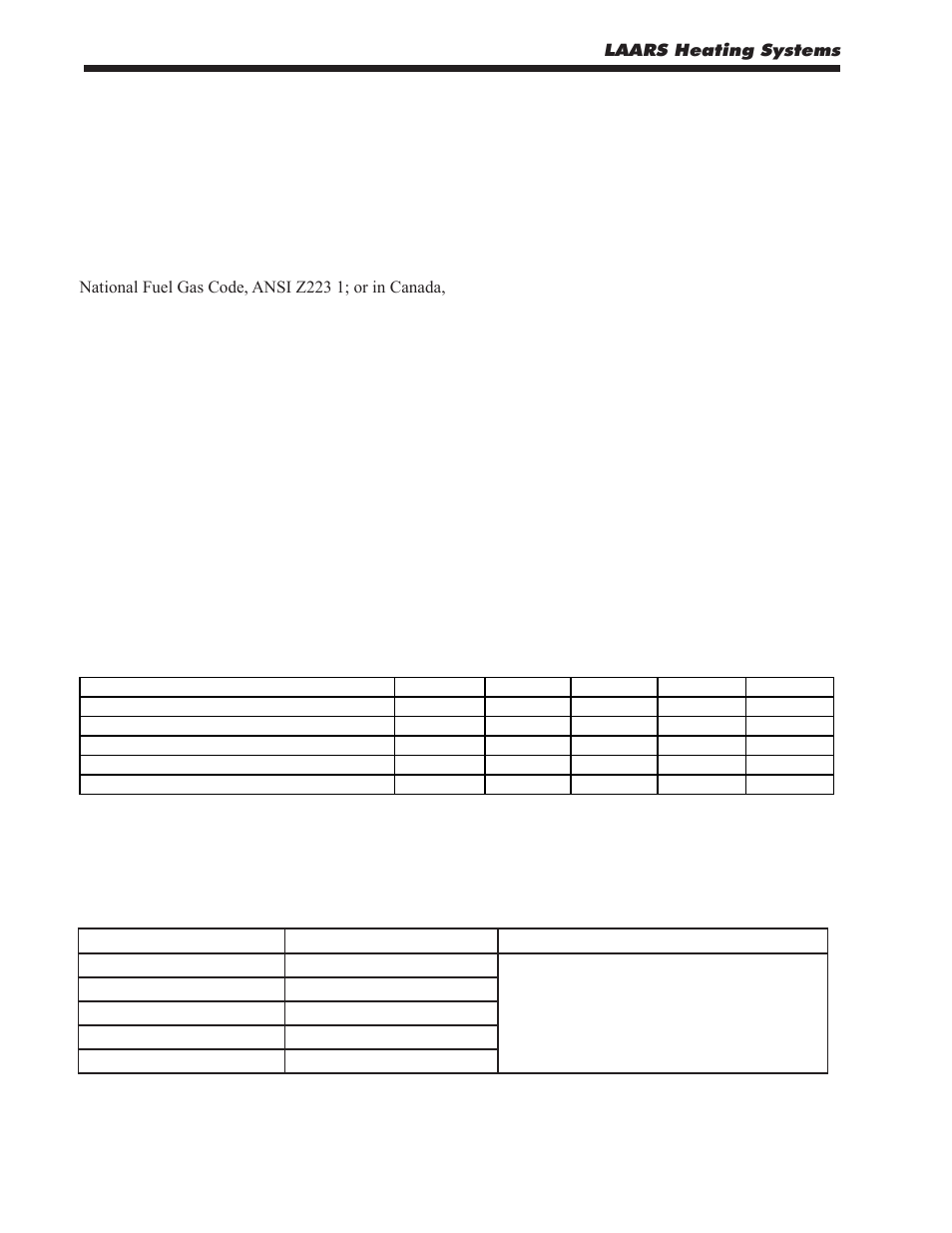 Section 3. venting and combustion air, 1 combustion air, 1 combustion air from room | Laars heating systems | LAARS MagnaTherm MGV - Installation, Operation and Maintenance Instructions User Manual | Page 12 / 104