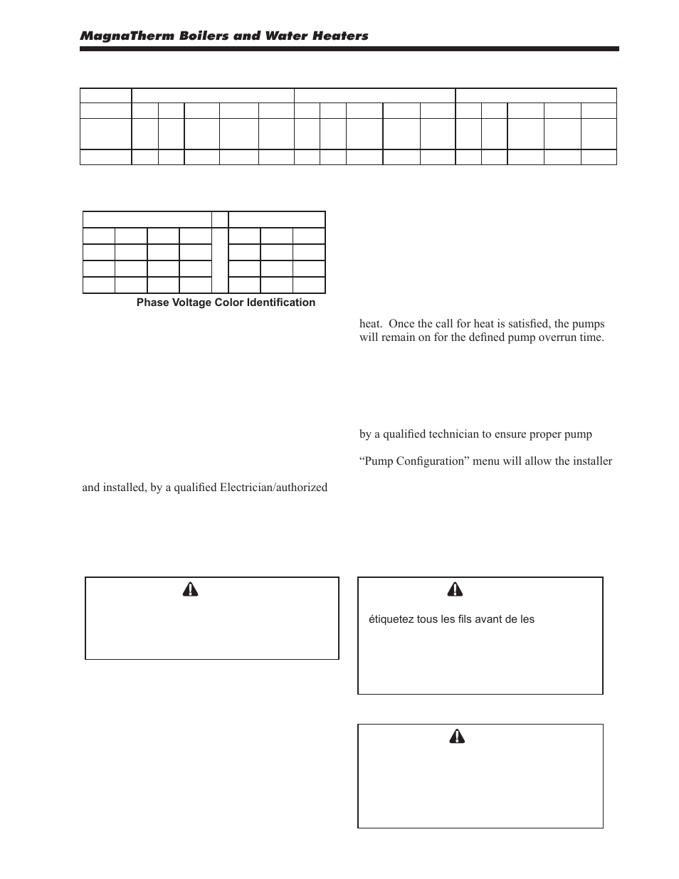 3 pump connections and operation, Magnatherm boilers and water heaters | LAARS MagnaTherm MGV - Installation, Operation and Maintenance Instructions User Manual | Page 33 / 104