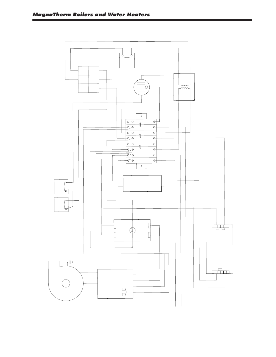 220 volt single phase, high voltage wiring, Magnatherm boilers and water heaters, Page 35 | Yw bk, A2 a1, T1 bk bk r r bk l2 w, 120v, 3amp | LAARS MagnaTherm MGV - Installation, Operation and Maintenance Instructions User Manual | Page 39 / 104