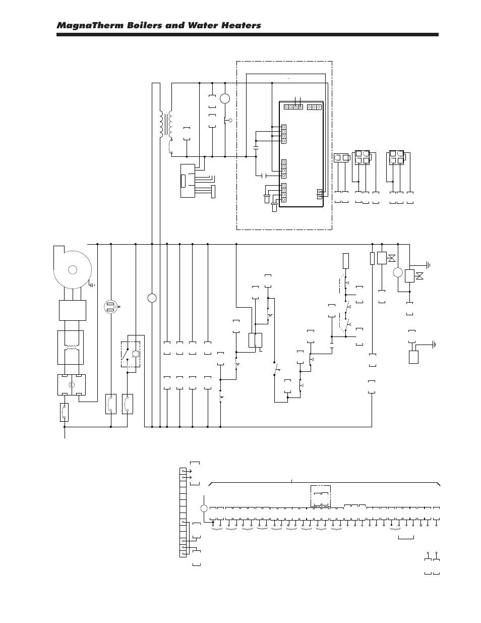 110 volt single phase ladder diagram, Magnatherm boilers and water heaters, Page 39 | Field connections, 11 0v, La dder di a g ra m, mgt | LAARS MagnaTherm MGV - Installation, Operation and Maintenance Instructions User Manual | Page 43 / 104