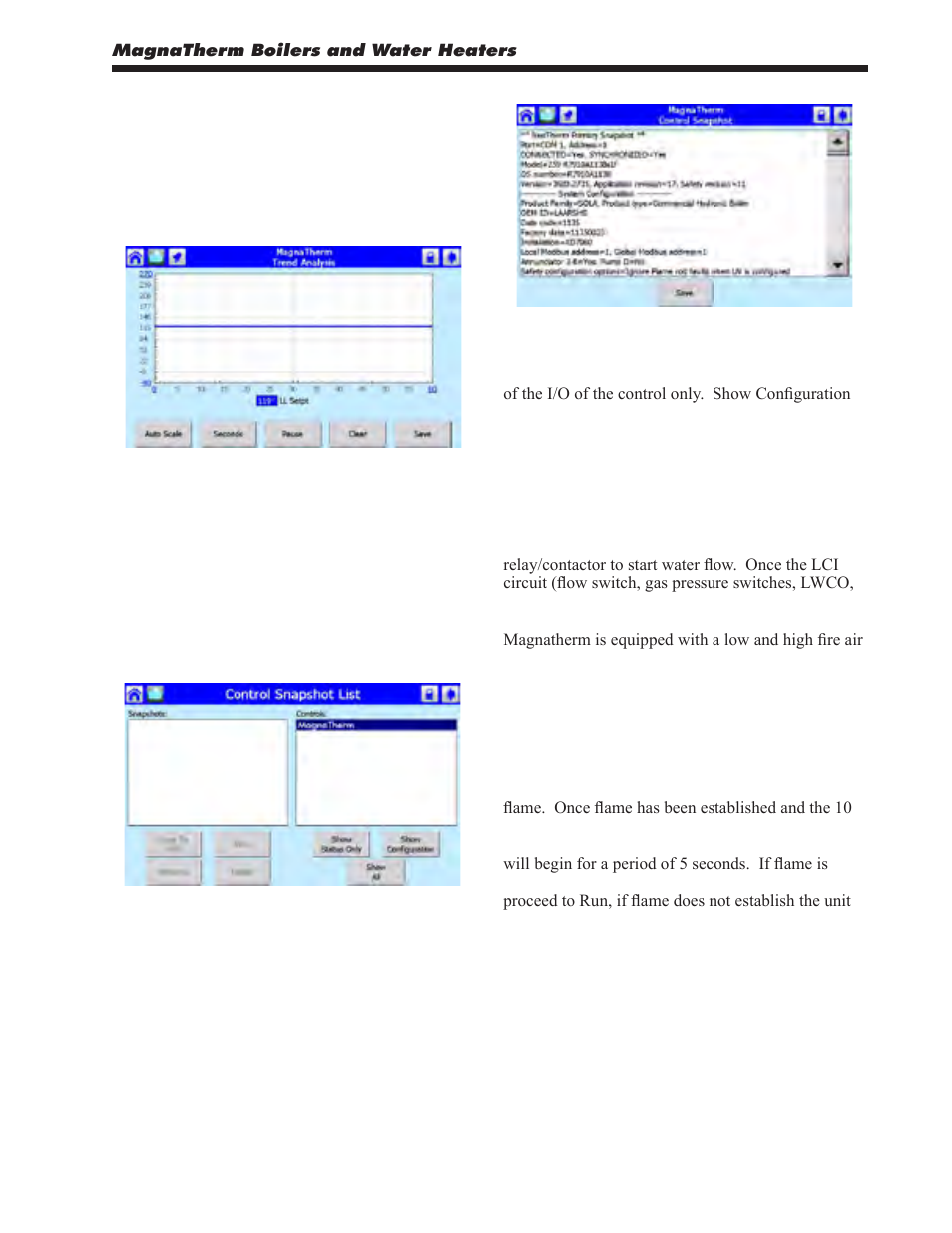 7 control snapshot, 8 operating sequence | LAARS MagnaTherm MGV - Installation, Operation and Maintenance Instructions User Manual | Page 89 / 104