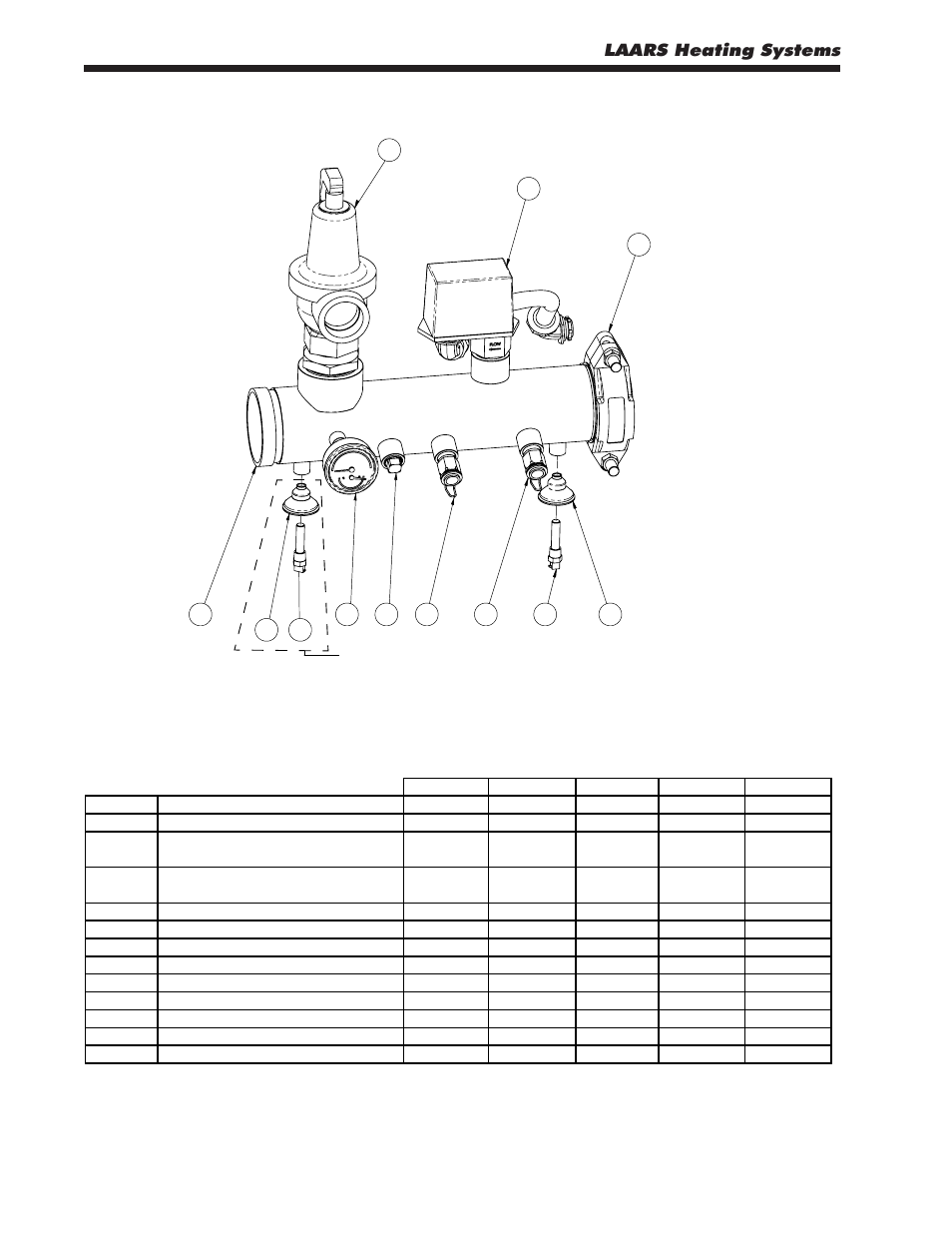 3 waterway outlet assembly, part numbers, Laars heating systems | LAARS MagnaTherm MGV - Installation, Operation and Maintenance Instructions User Manual | Page 94 / 104