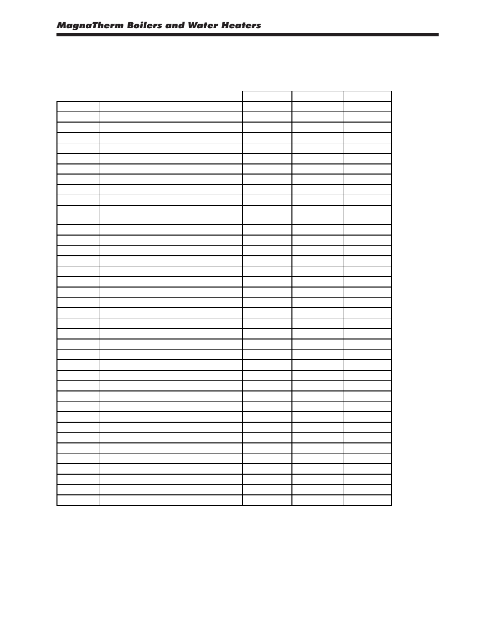 LAARS MagnaTherm MGV - Installation, Operation and Maintenance Instructions User Manual | Page 99 / 104