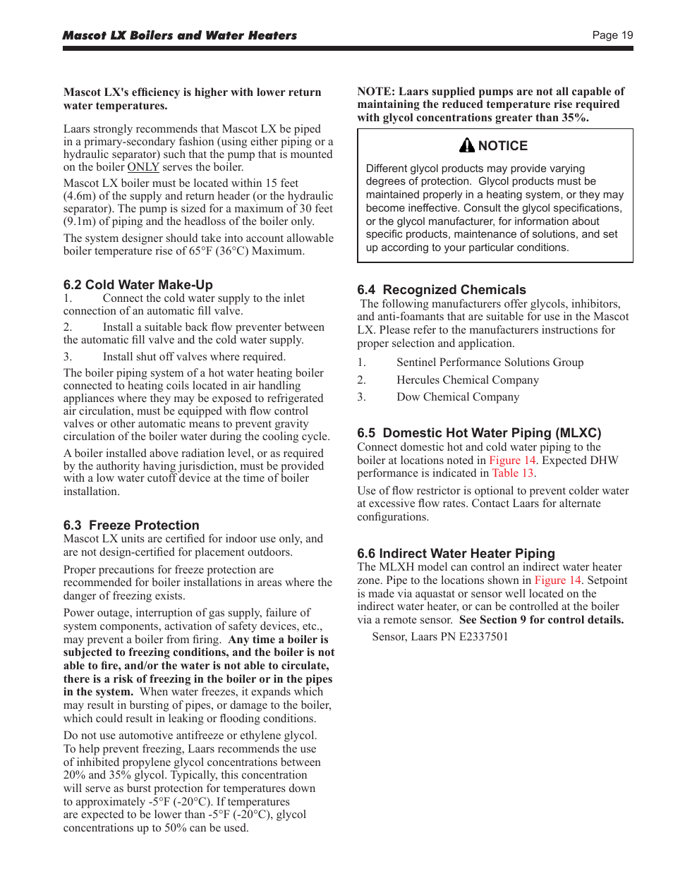 LAARS Mascot LX MLXC 175 MBH - Install and Operating Manual User Manual | Page 23 / 56