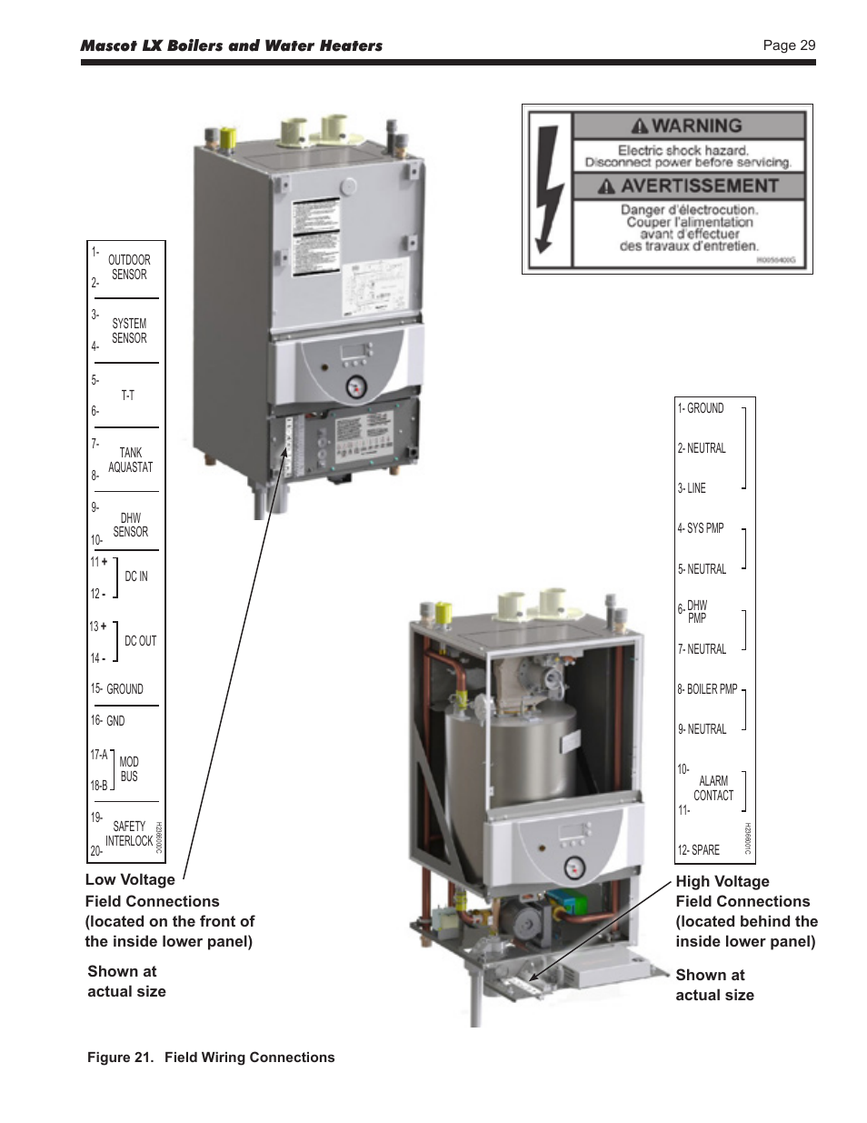 LAARS Mascot LX MLXC 175 MBH - Install and Operating Manual User Manual | Page 33 / 56