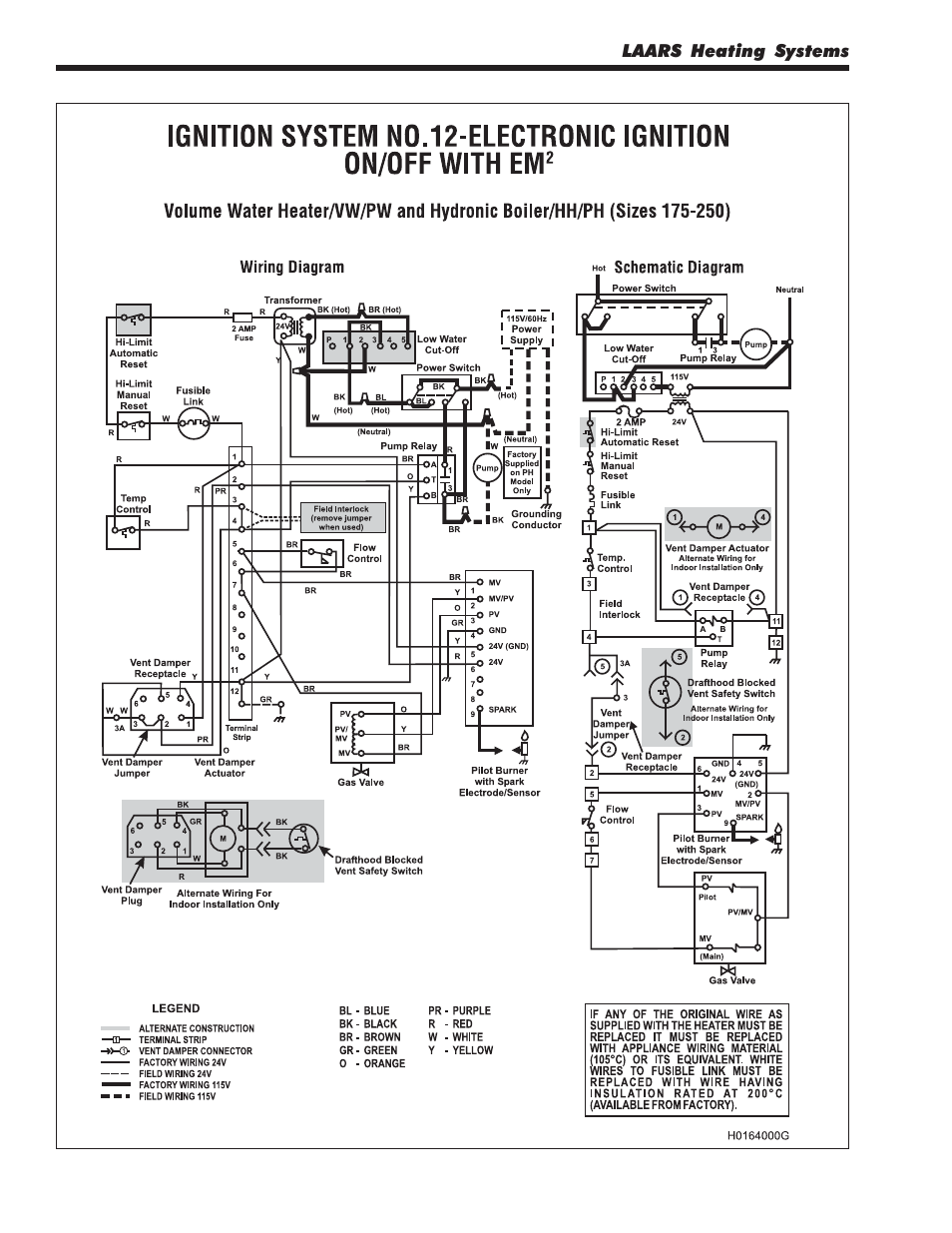 LAARS Mighty Therm VW-PW (Sizes 175-400) - Installation, Operation and Maintenance Instructions User Manual | Page 18 / 32