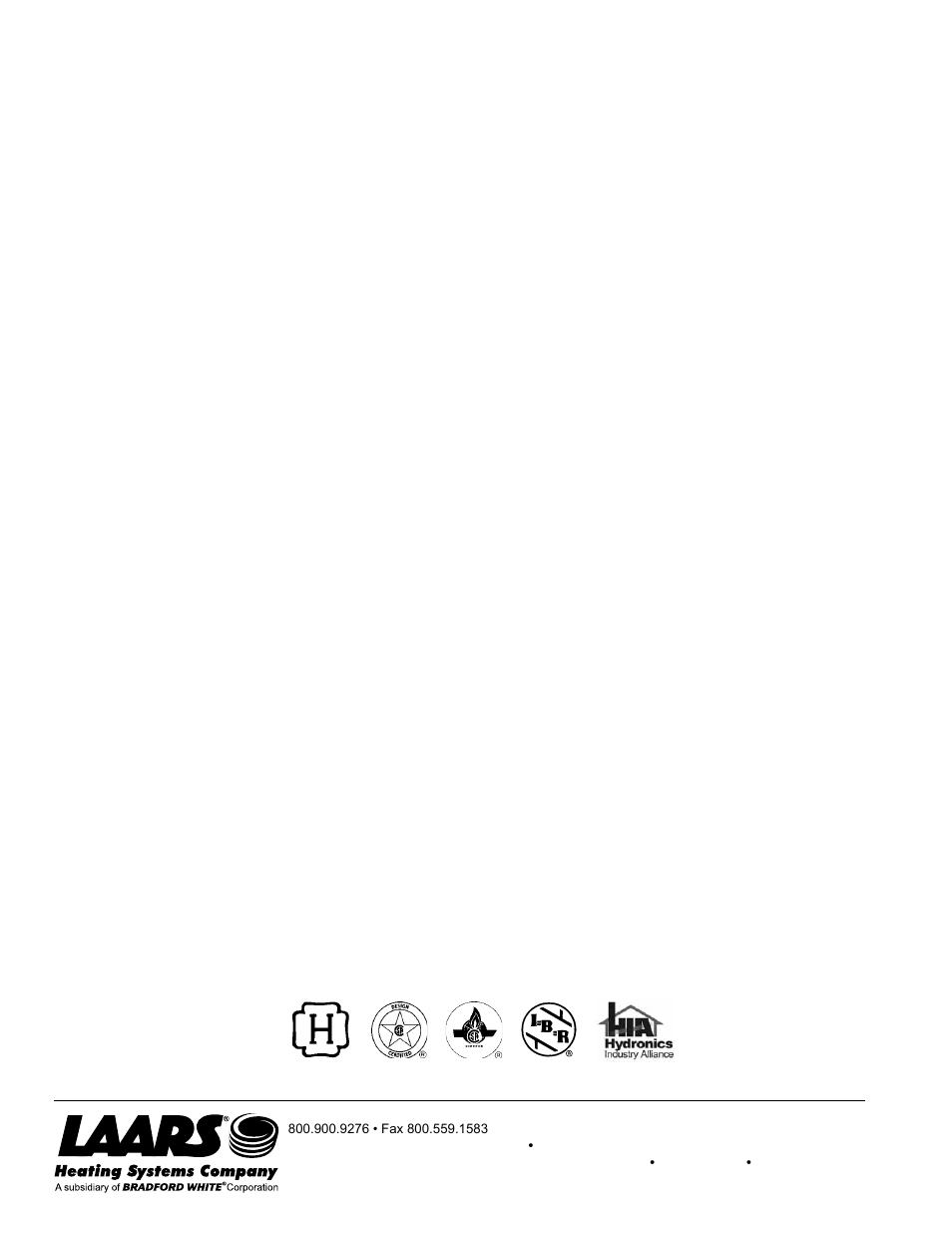 LAARS Mighty Therm HH (Sizes 2000-5000) - Installation, Operation and Maintenance Instructions User Manual | Page 24 / 24