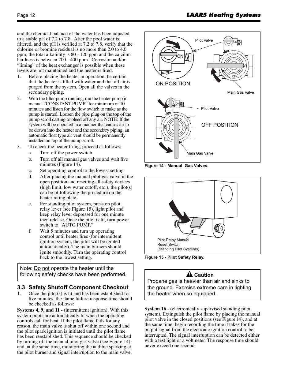 LAARS Mighty Therm AP (Sizes 500-1825) - Installation, Operation and Maintenance Instructions User Manual | Page 12 / 28