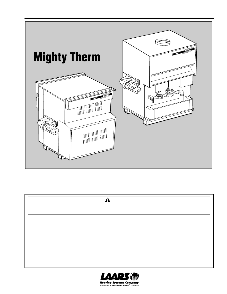 LAARS Mighty Therm IW (Sizes 500-1825) - Installation, Operation and Maintenance Instructions User Manual | 32 pages