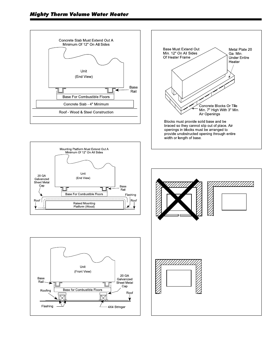 Mighty therm volume water heater | LAARS Mighty Therm IW (Sizes 500-1825) - Installation, Operation and Maintenance Instructions User Manual | Page 5 / 32