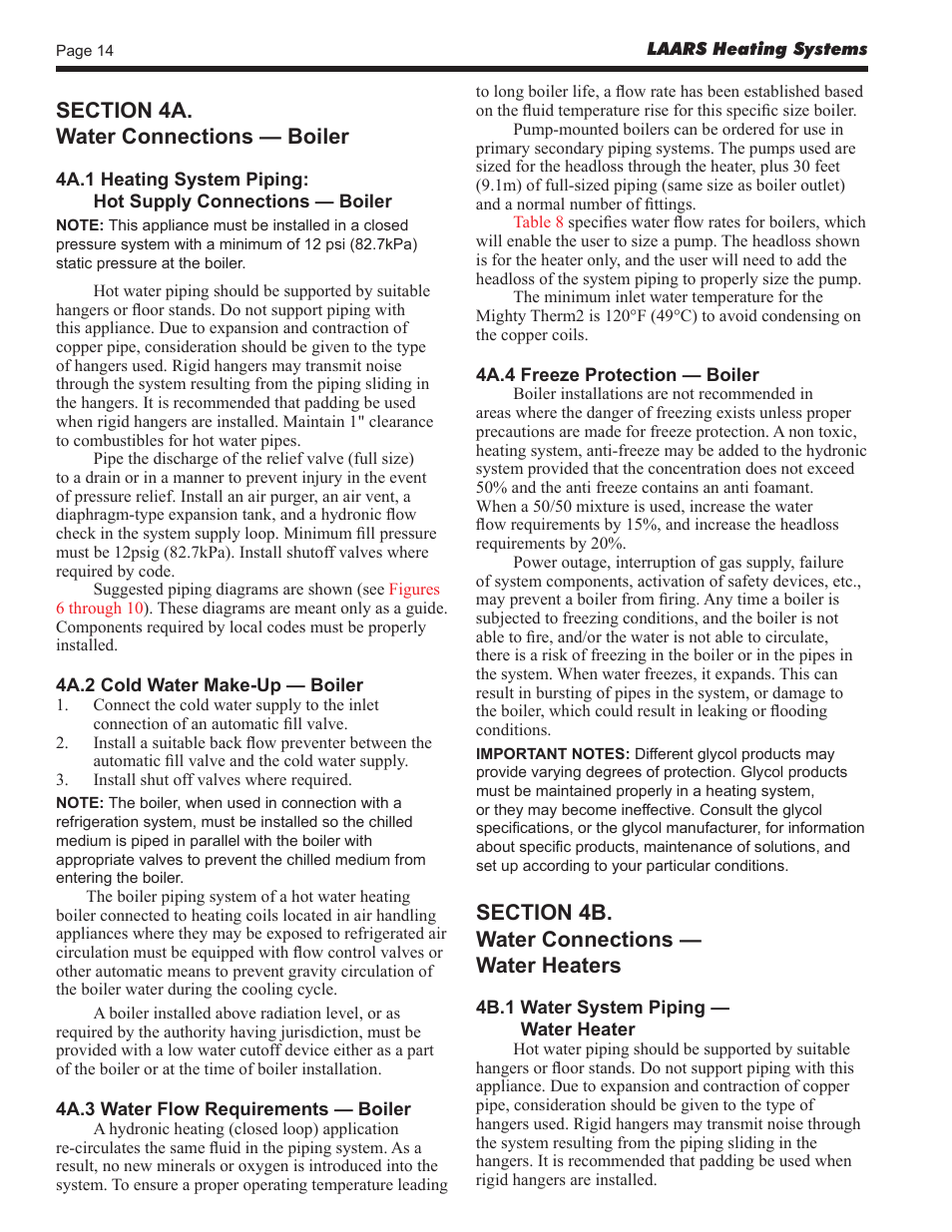 LAARS Mighty Therm2 MT2V (Sizes 500–2000 MBTU/h) - Install and Operating Manual User Manual | Page 14 / 40