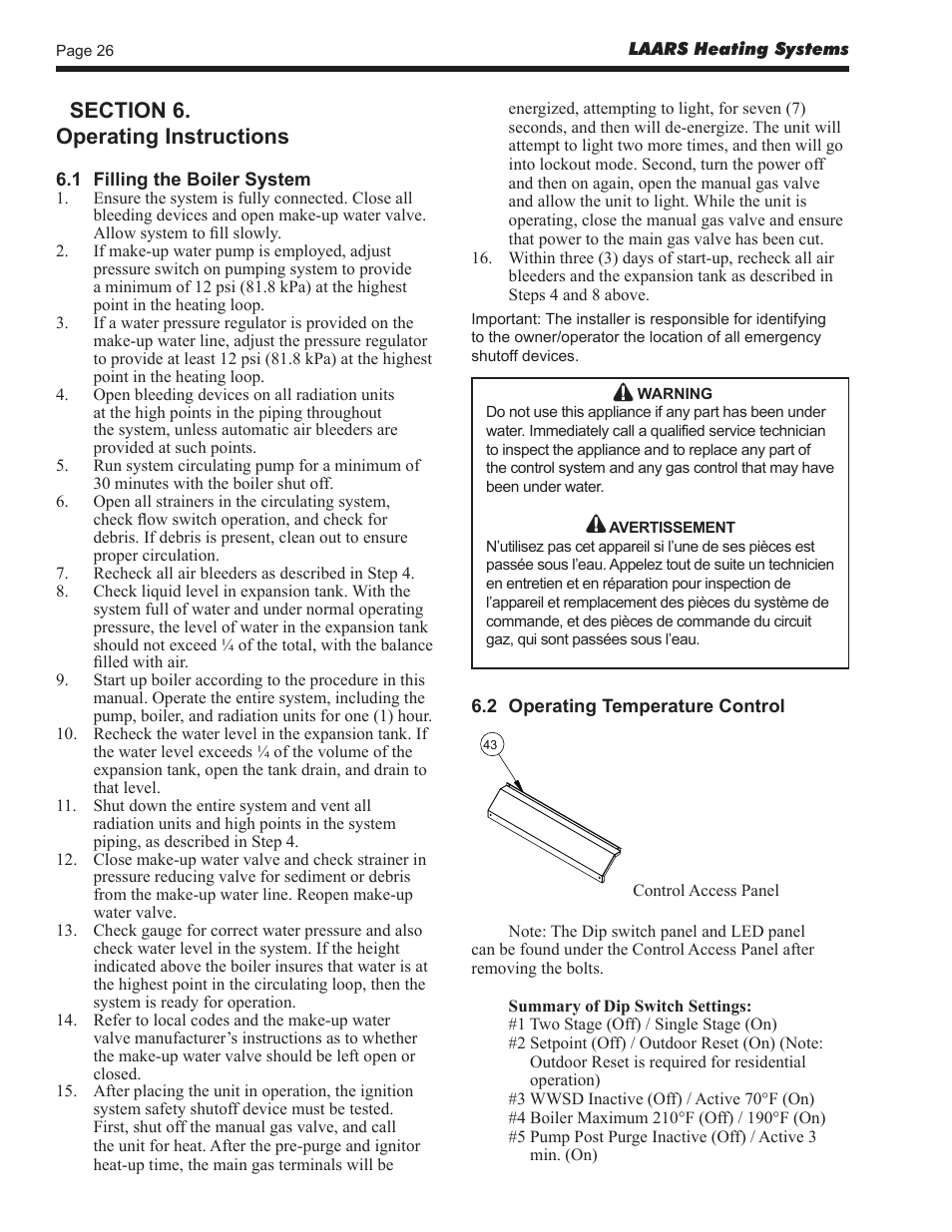 LAARS Mighty Therm2 MT2V (Sizes 200, 300, 400) - Install and Operating Manual User Manual | Page 26 / 42