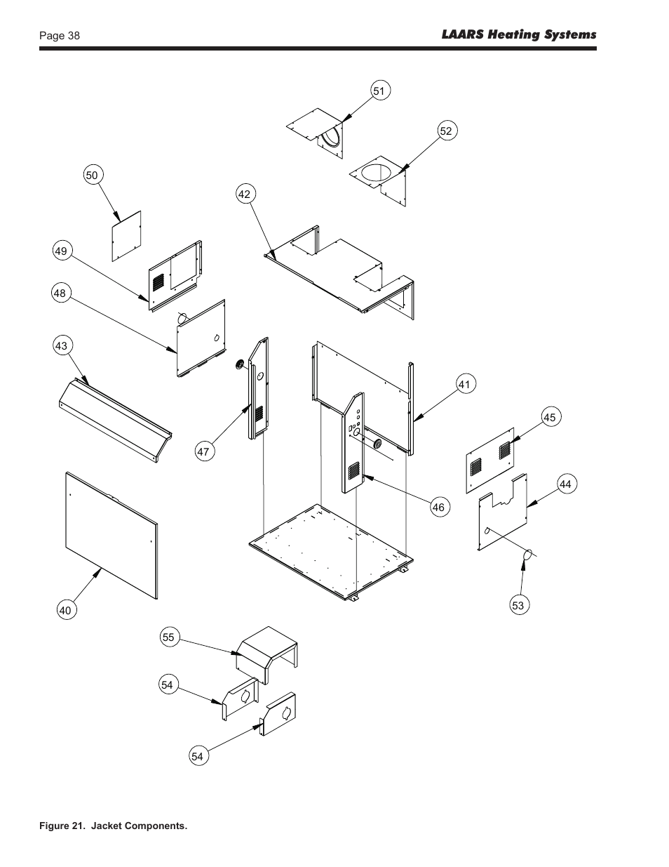 LAARS Mighty Therm2 MT2V (Sizes 200, 300, 400) - Install and Operating Manual User Manual | Page 38 / 42