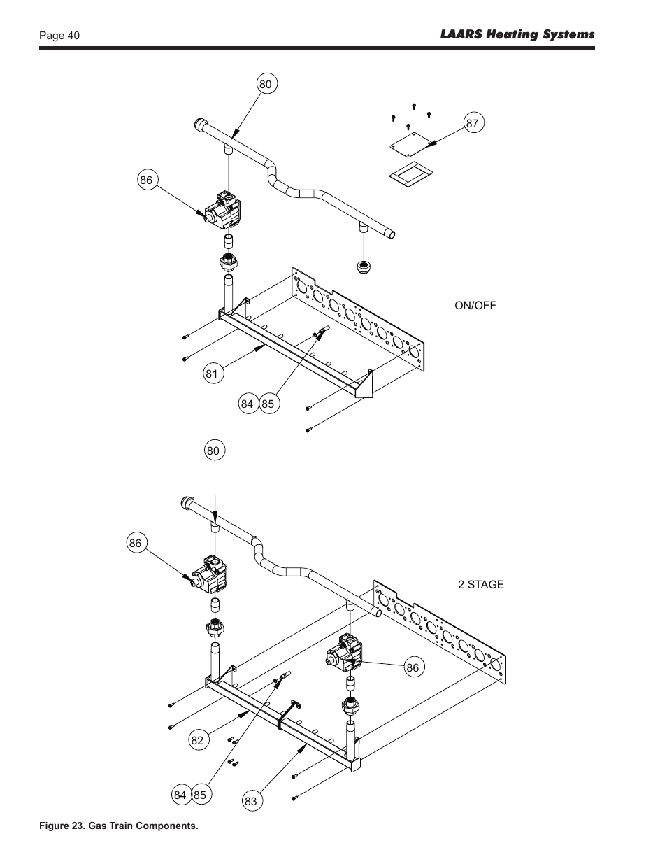 LAARS Mighty Therm2 MT2V (Sizes 200, 300, 400) - Install and Operating Manual User Manual | Page 40 / 42
