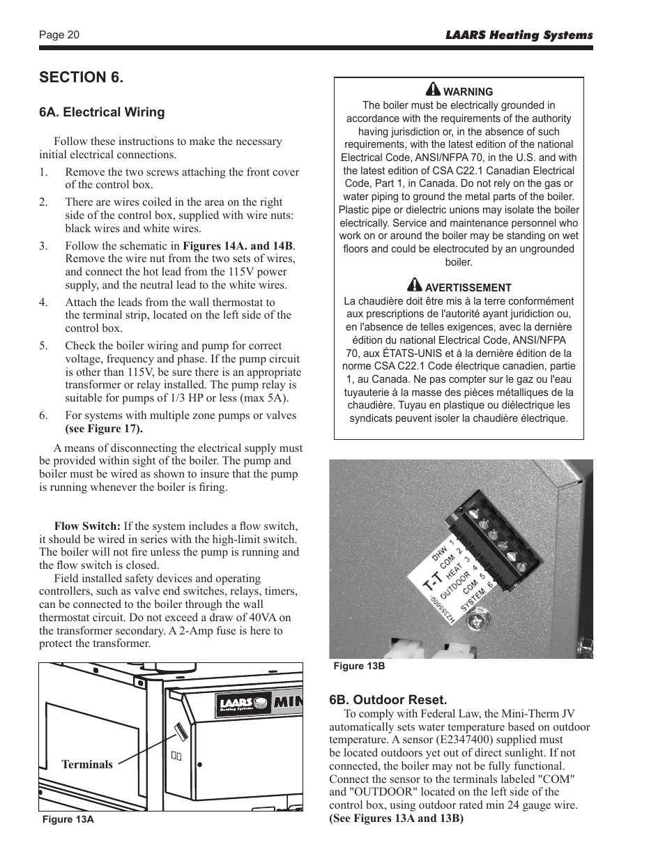 LAARS Mini-Therm JVS (Sizes 50-225) - Install and Operating Manual User Manual | Page 20 / 40