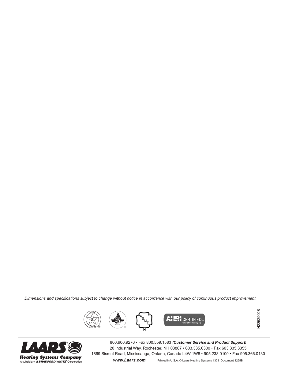 LAARS NeoTherm LC NTV1700 - Install and Operating Manual User Manual | Page 140 / 140