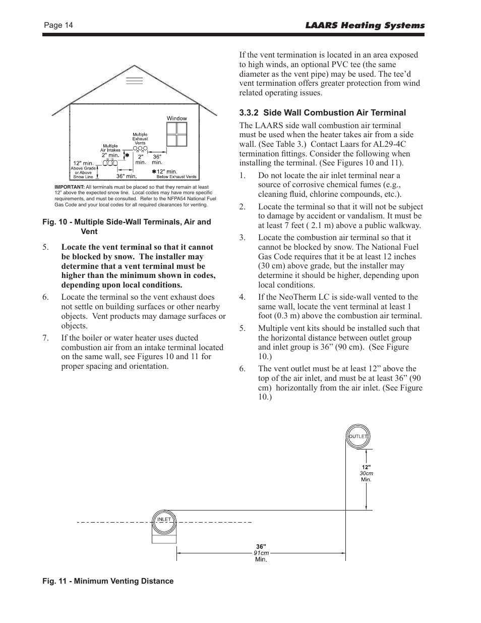 LAARS NeoTherm LC NTV1700 - Install and Operating Manual User Manual | Page 18 / 140
