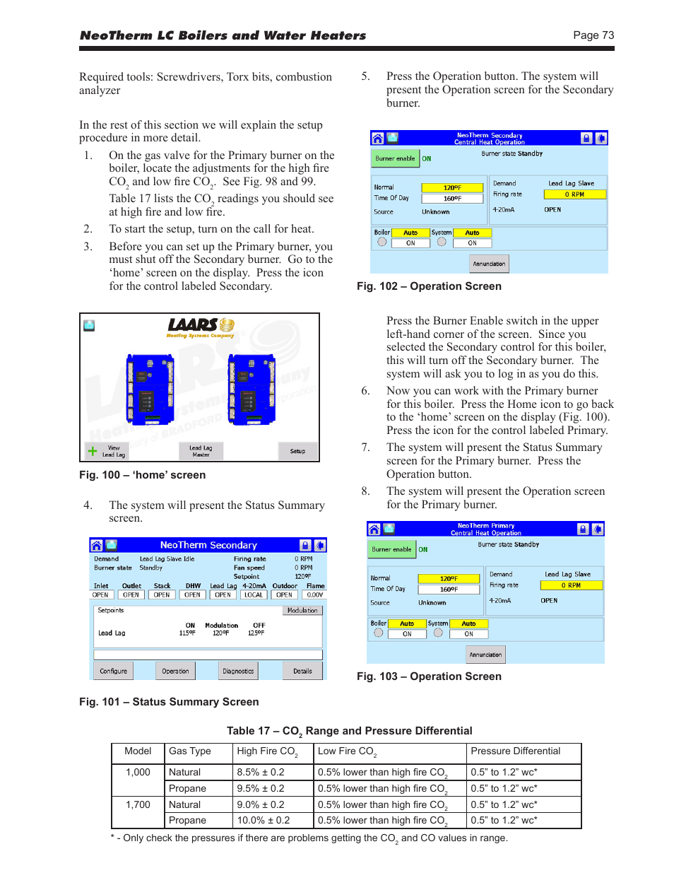 LAARS NeoTherm LC NTV1700 - Install and Operating Manual User Manual | Page 77 / 140