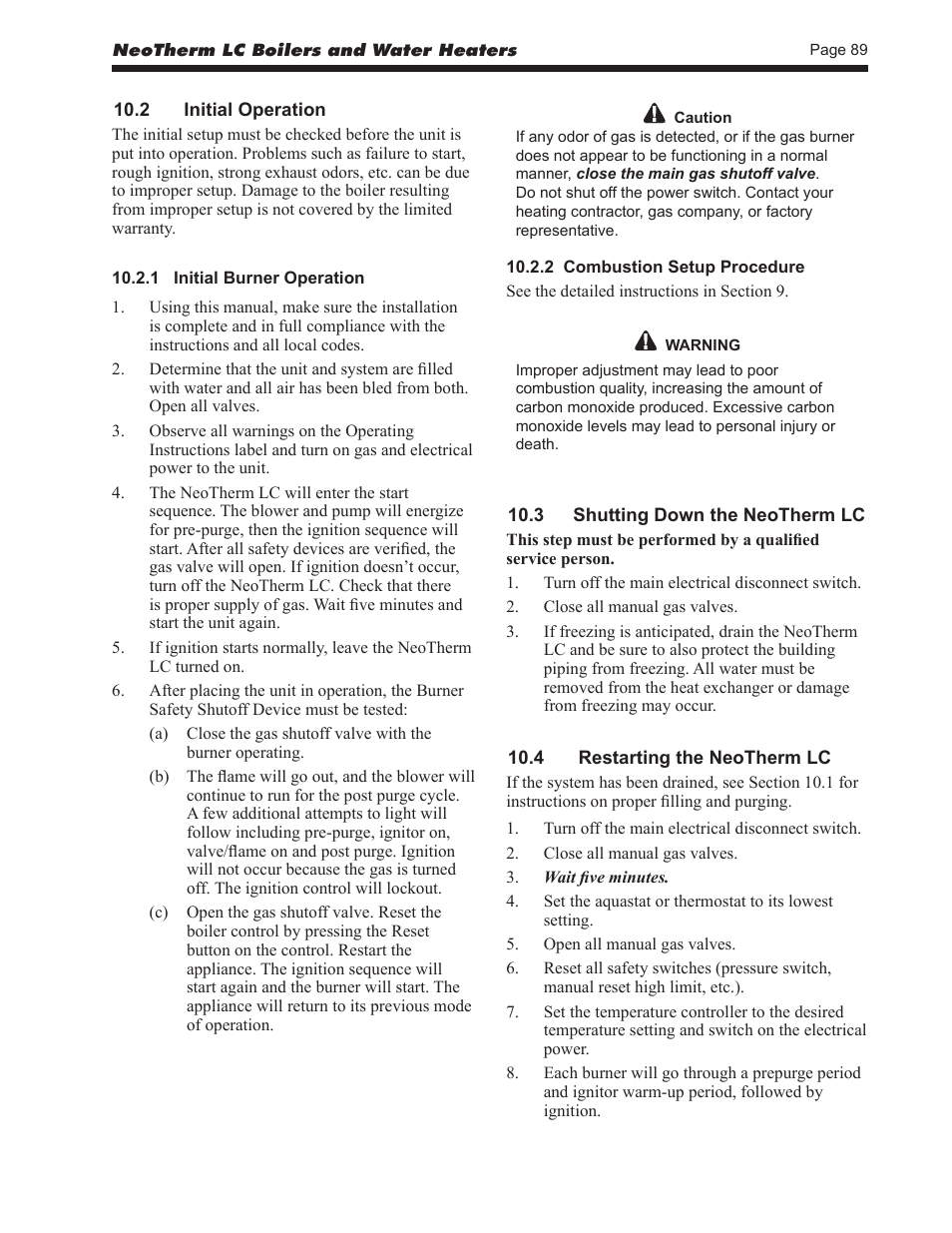 LAARS NeoTherm LC NTV1700 - Install and Operating Manual User Manual | Page 93 / 140