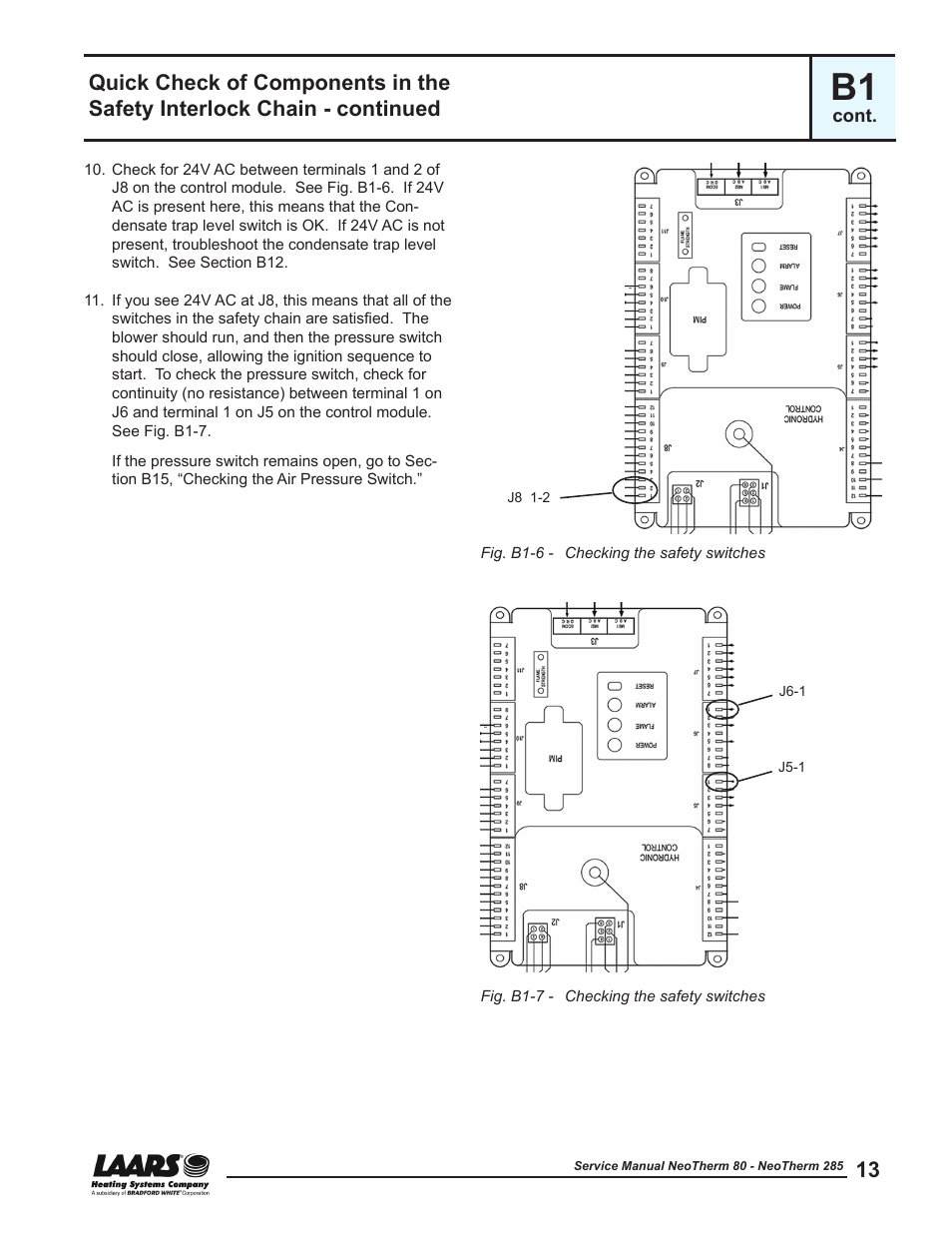 LAARS NeoTherm NTV (Sizes 150–285 MBTU/h) - Service Manual User Manual | Page 23 / 110