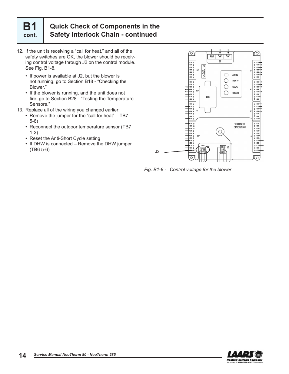 LAARS NeoTherm NTV (Sizes 150–285 MBTU/h) - Service Manual User Manual | Page 24 / 110