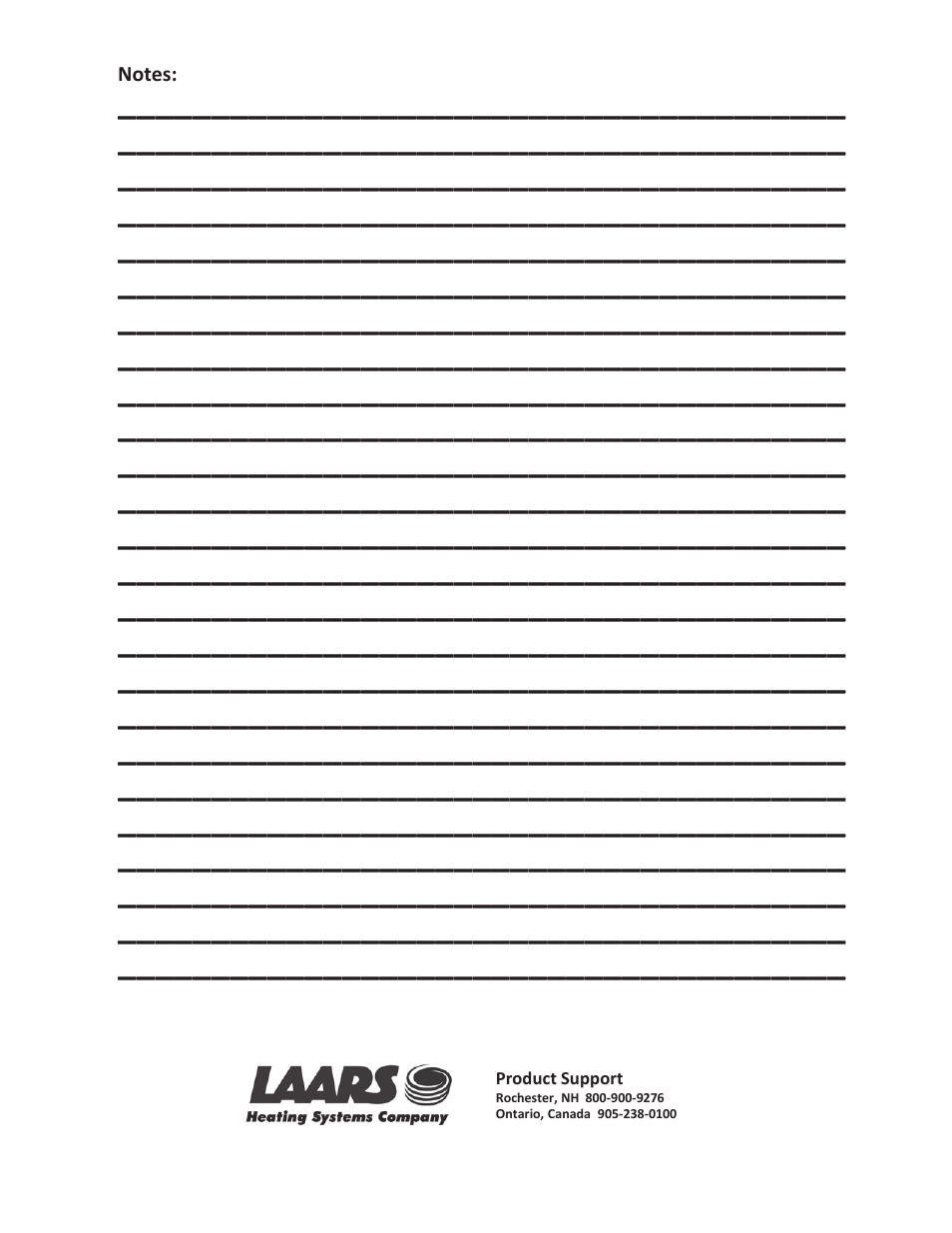LAARS NeoTherm NTV (Sizes 080–850 MBTU/h) - Start Up Guide User Manual | Page 15 / 16