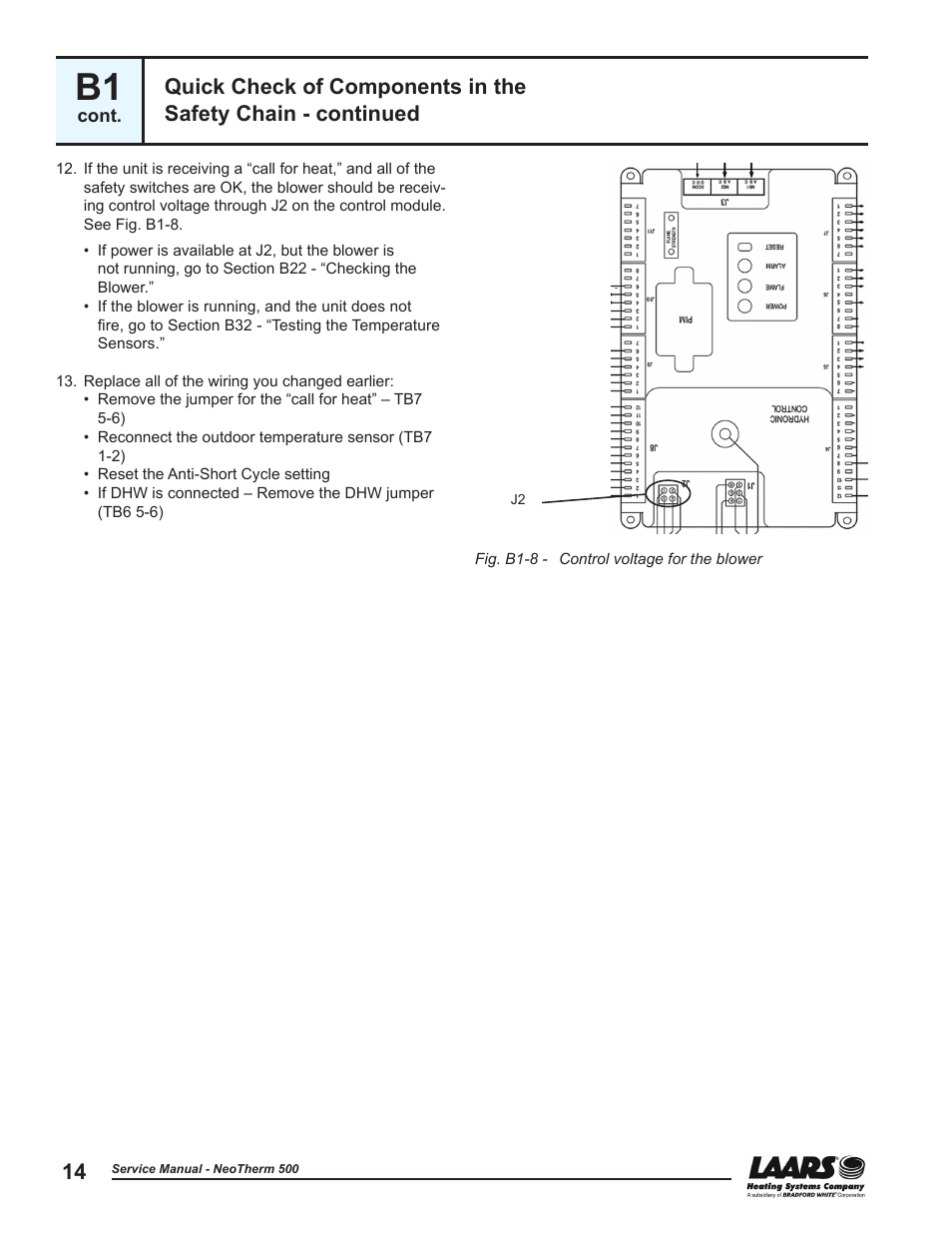 LAARS NeoTherm NTV (Sizes 399-850 MBTU/h) - Service Manual User Manual | Page 24 / 118