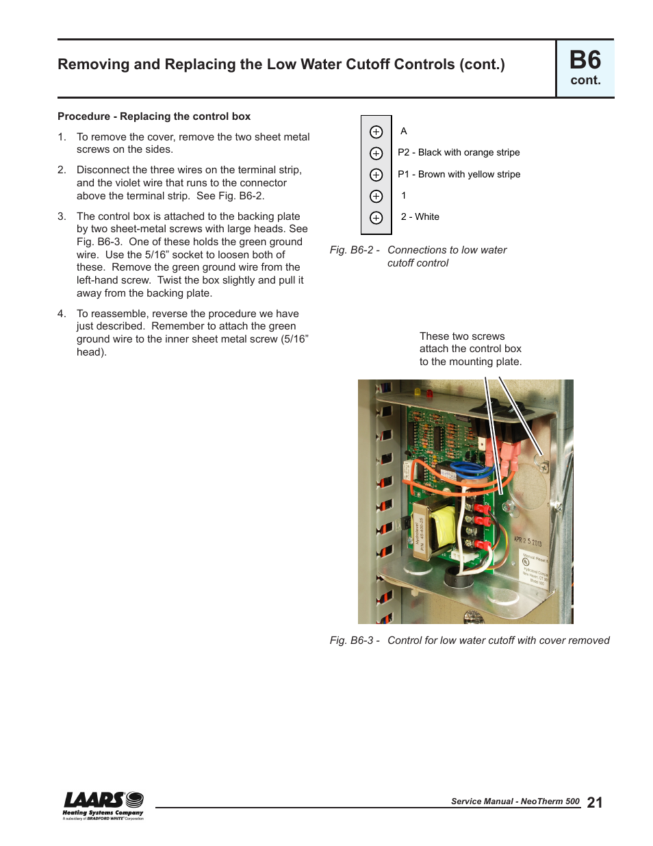 LAARS NeoTherm NTV (Sizes 399-850 MBTU/h) - Service Manual User Manual | Page 31 / 118