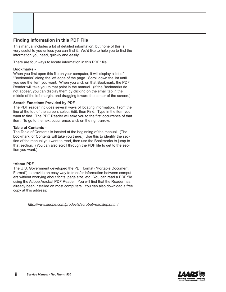 LAARS NeoTherm NTV (Sizes 399-850 MBTU/h) - Service Manual User Manual | Page 4 / 118
