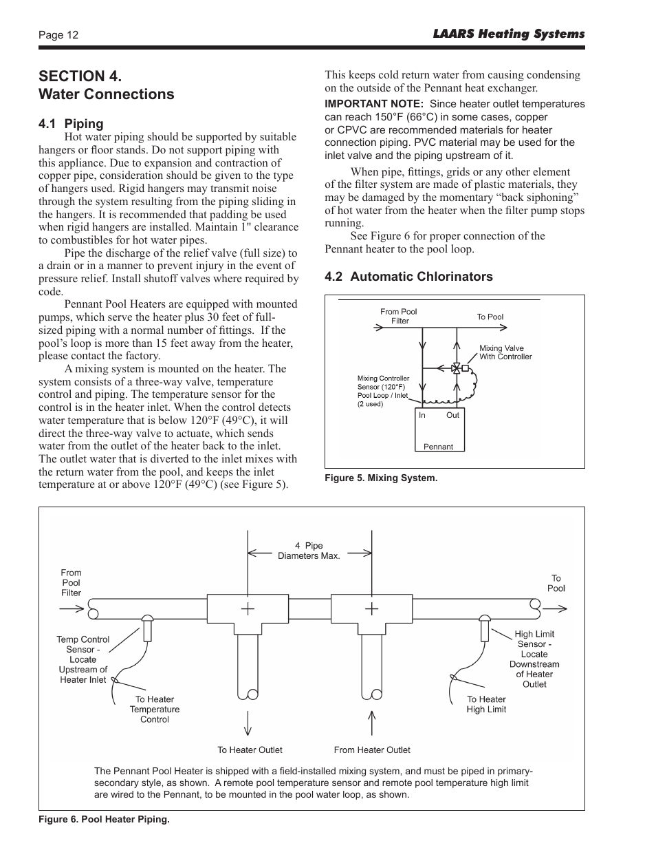 LAARS Pennant PNCP - Install and Operating Manual User Manual | Page 12 / 40