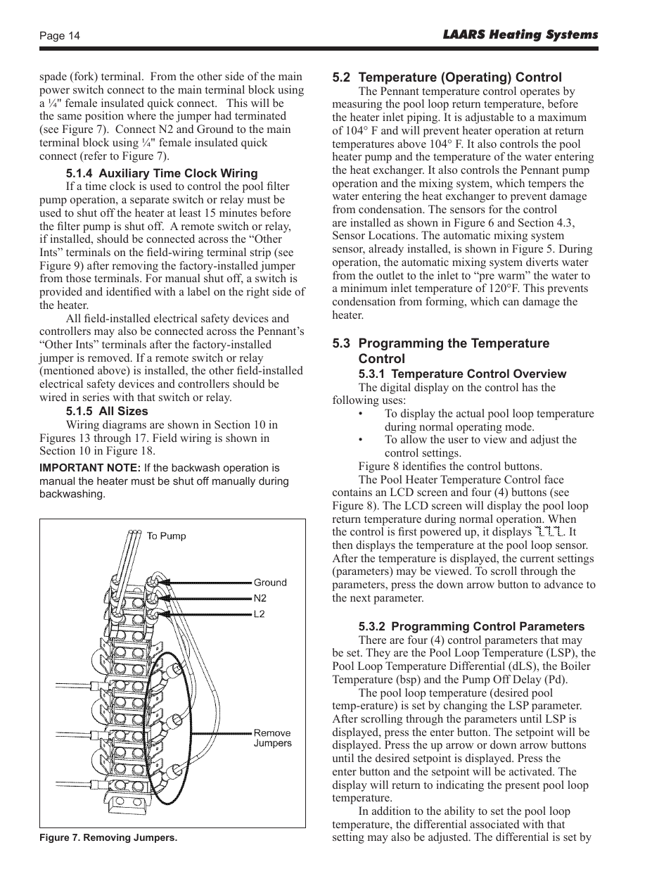 LAARS Pennant PNCP - Install and Operating Manual User Manual | Page 14 / 40