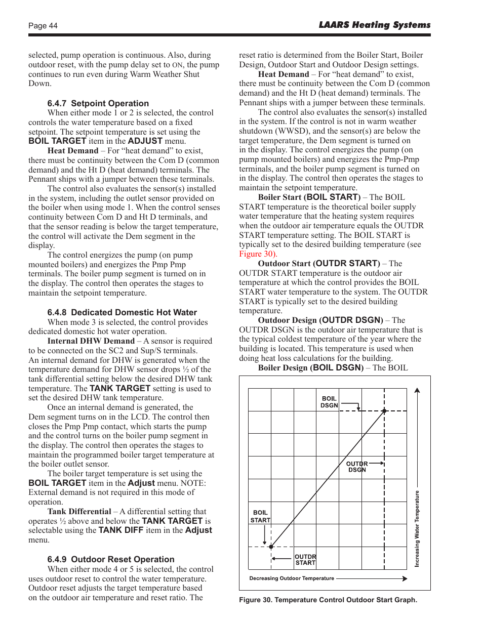 LAARS Pennant PNCV (Sizes 500-2000) - Install and Operating Manual User Manual | Page 44 / 64