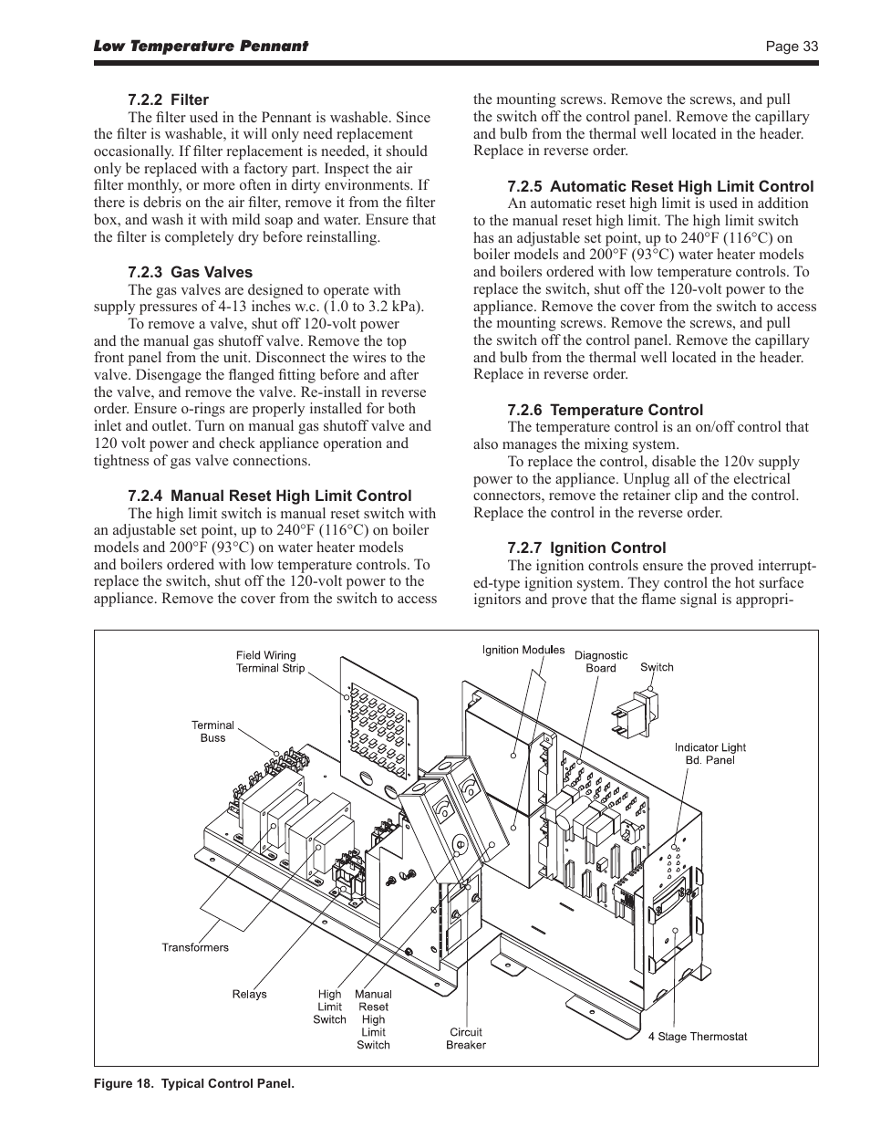 LAARS Pennant PNCV - Install and Operating Manual User Manual | Page 33 / 44
