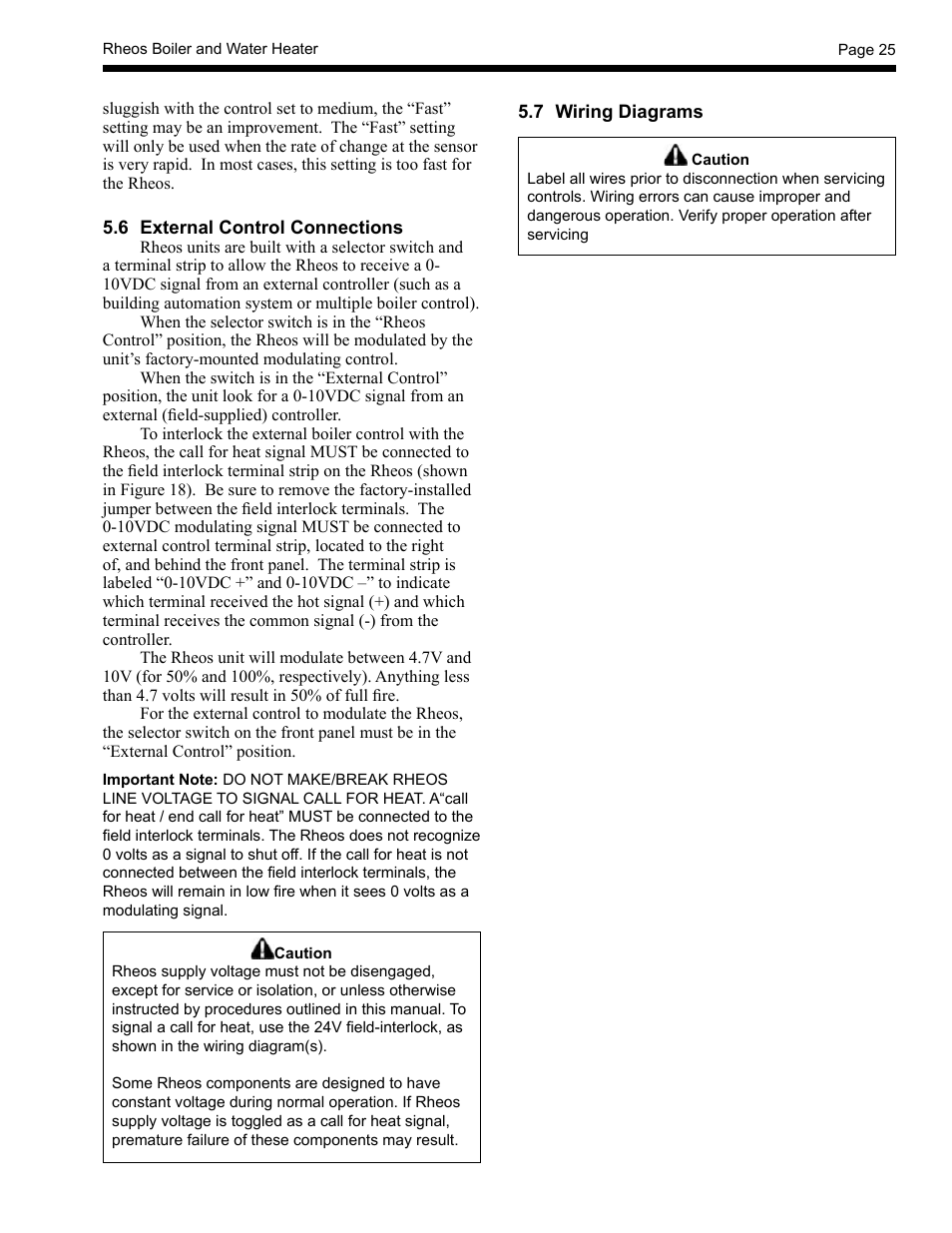 LAARS Rheos RHCV - Install and Operating Manual User Manual | Page 25 / 60