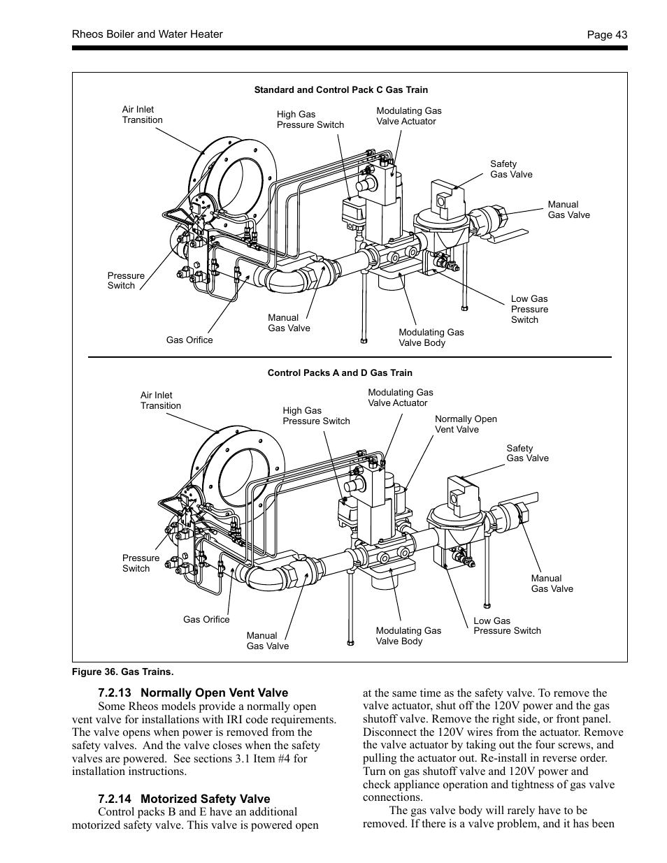 LAARS Rheos RHCV - Install and Operating Manual User Manual | Page 43 / 60
