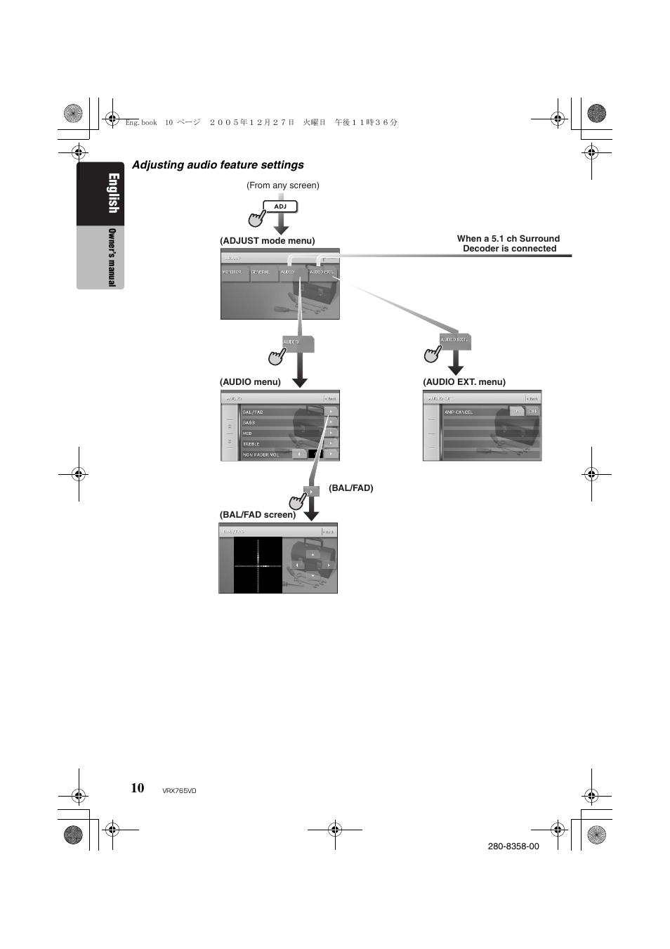 English | Clarion VRX765VD User Manual | Page 8 / 75