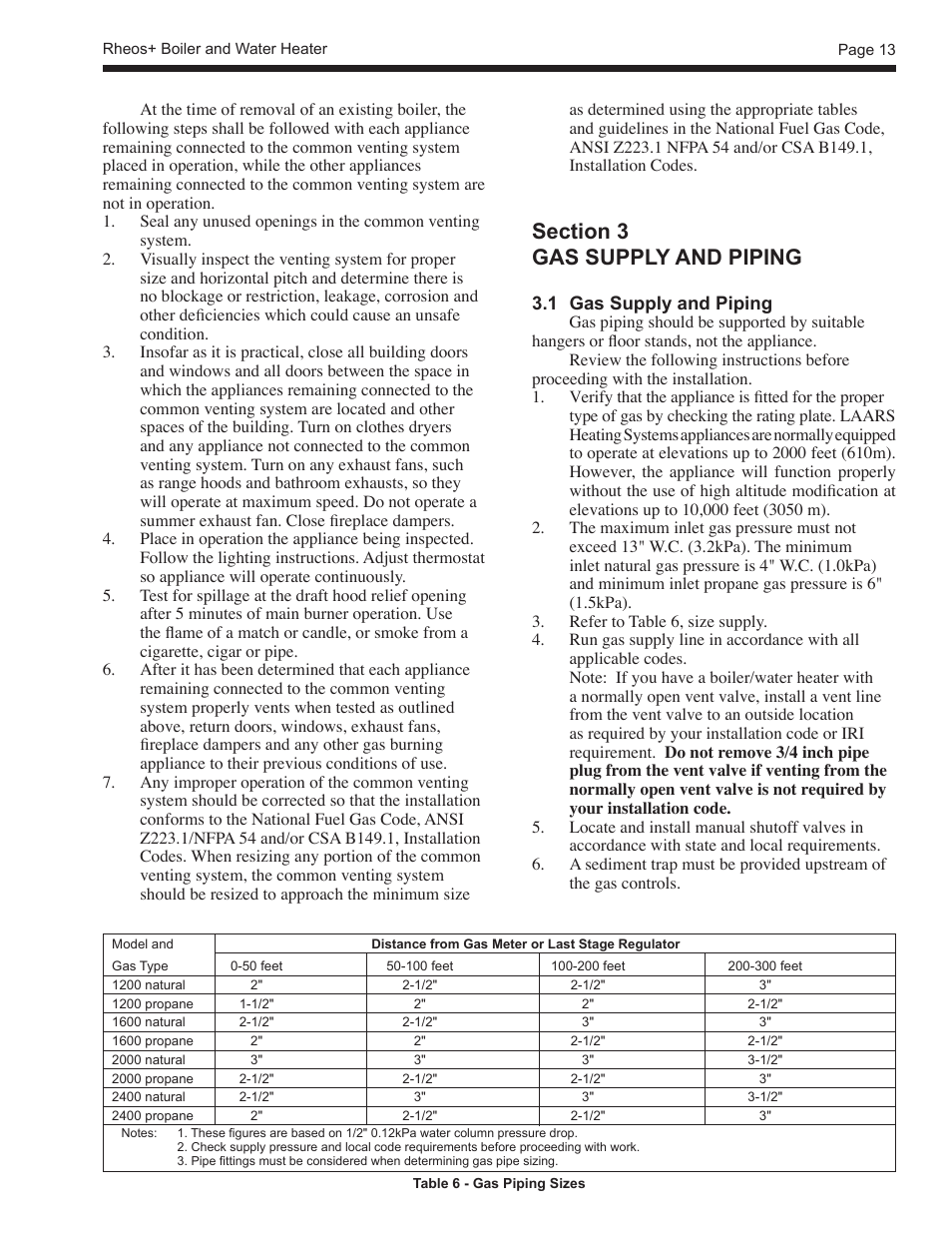 LAARS Rheos+ RHHV - Install and Operating Manual User Manual | Page 14 / 57