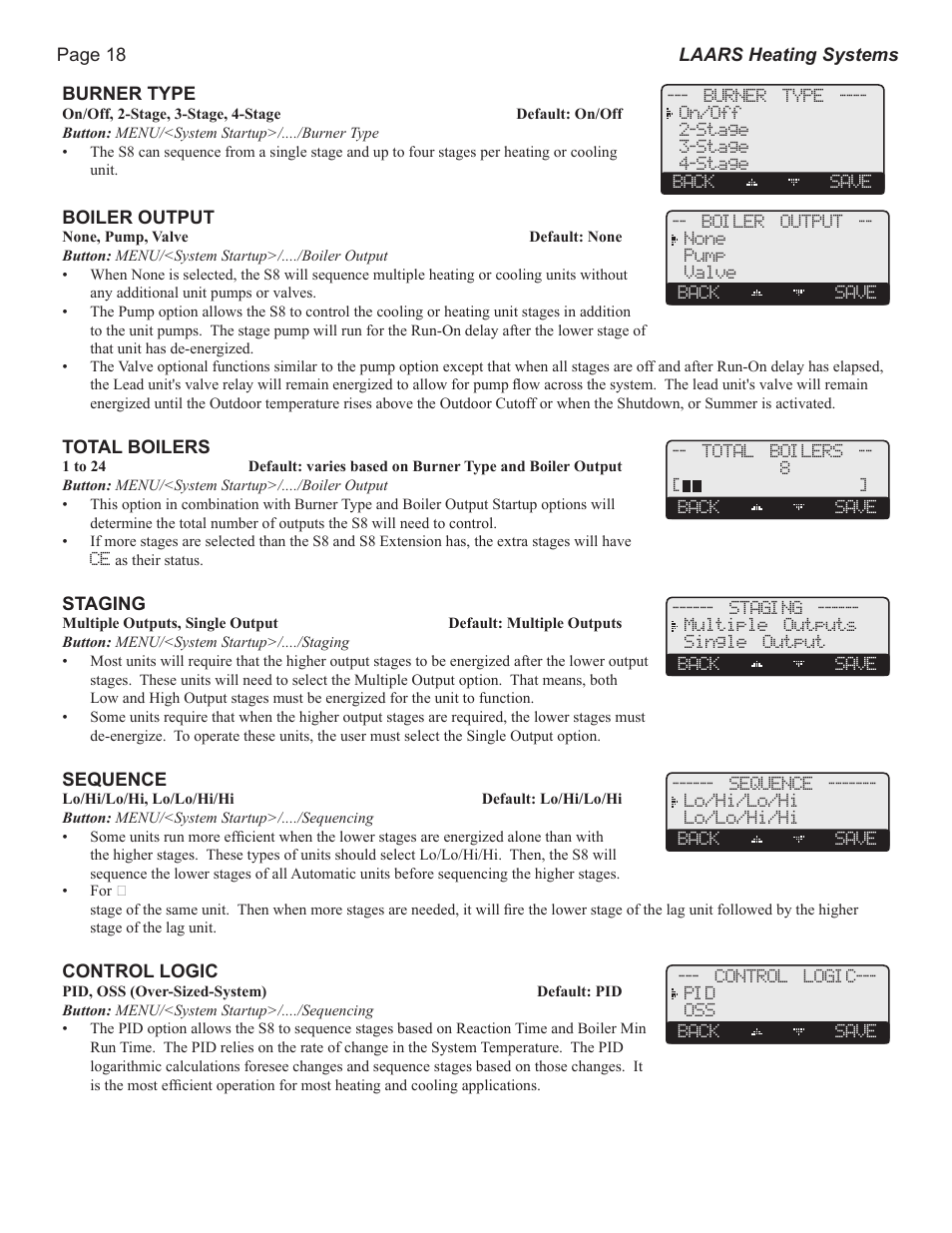 LAARS S8Ext - Installation Manual User Manual | Page 18 / 36