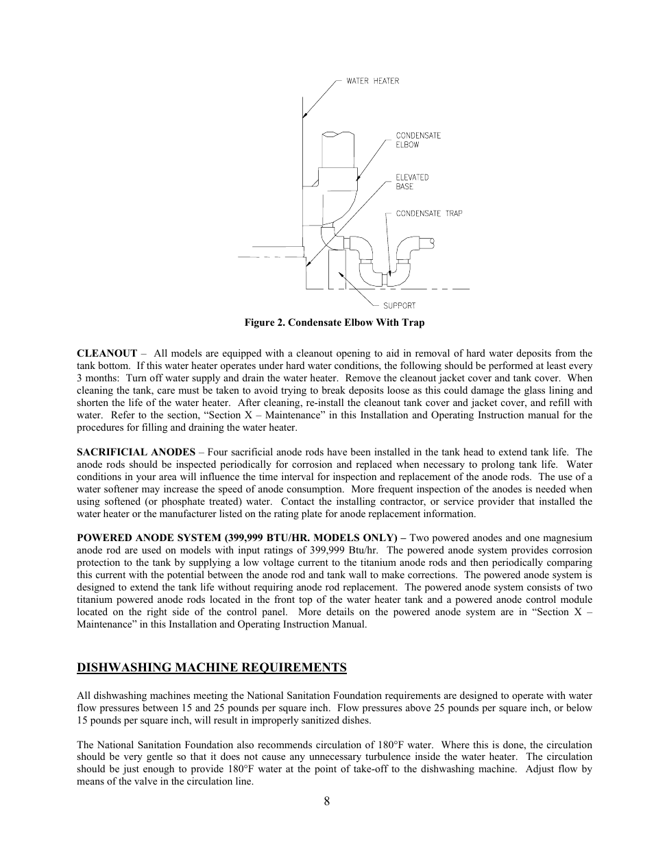 LAARS U.H.E. - Installation Manual User Manual | Page 8 / 48