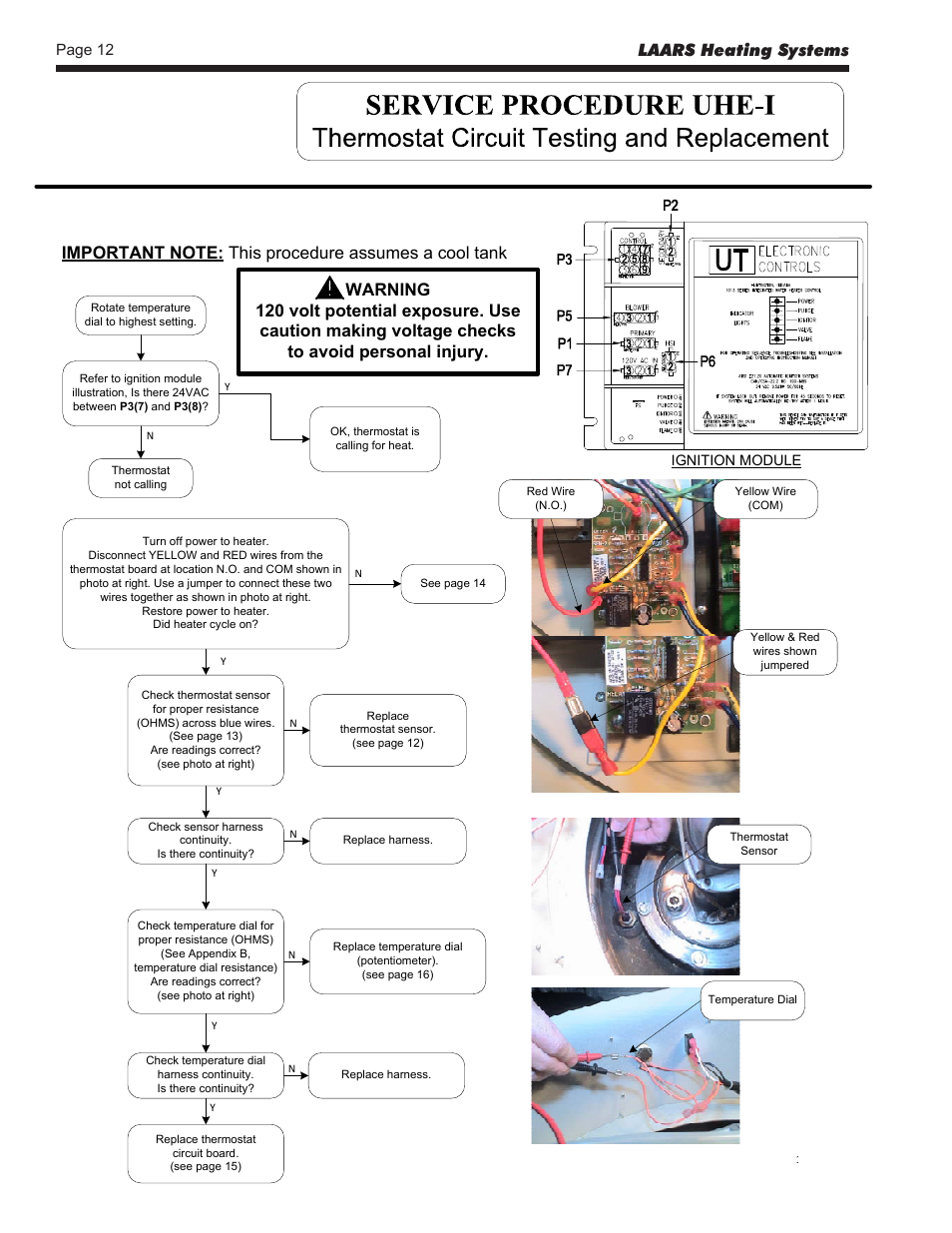 Laars heating systems | LAARS U.H.E. - Service Manual User Manual | Page 12 / 48