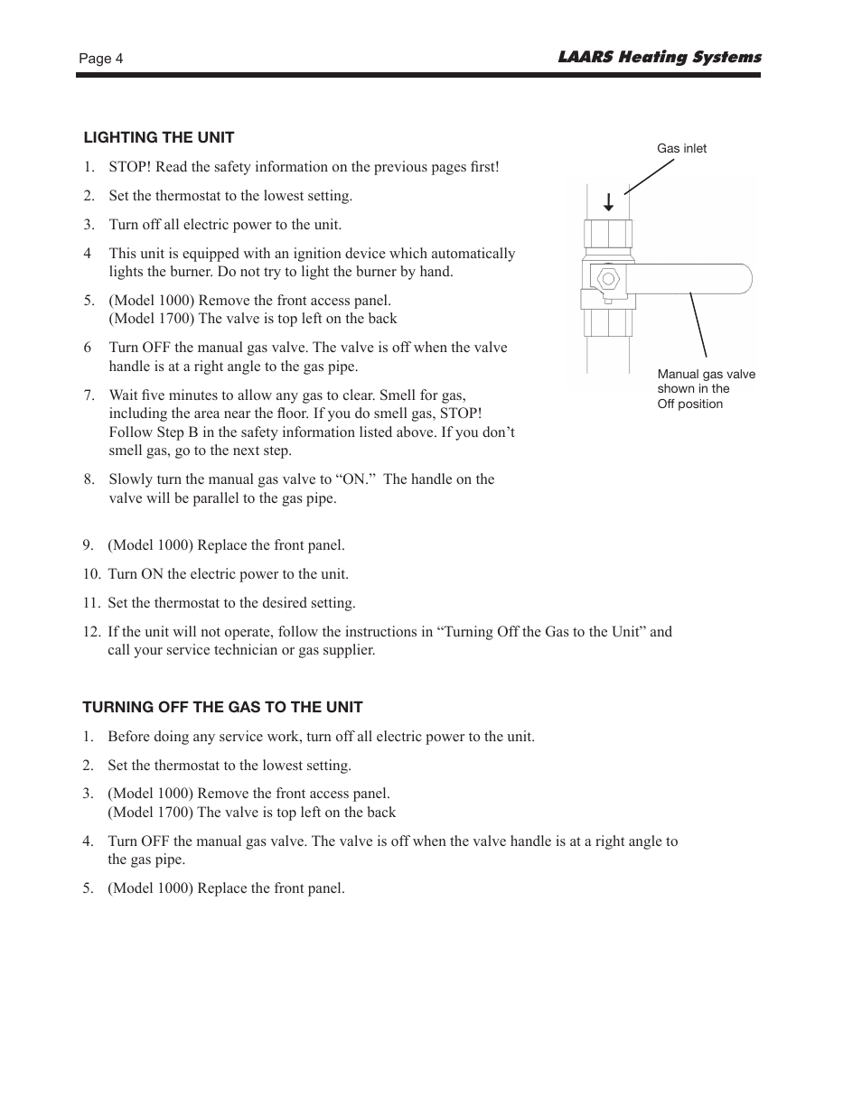 LAARS NeoTherm LC NTV1700 - Users Manual User Manual | Page 6 / 12