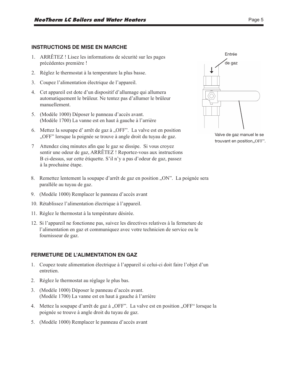 LAARS NeoTherm LC NTV1700 - Users Manual User Manual | Page 7 / 12